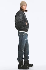 Black - Relaxed bomber jacket - 3