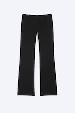 Noir - Pantalon taille basse droit et ajusté - 3