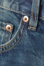 Gasoline Blue - Medium Blue - Sphere Low Rise Loose Straight Leg Jeans - 1