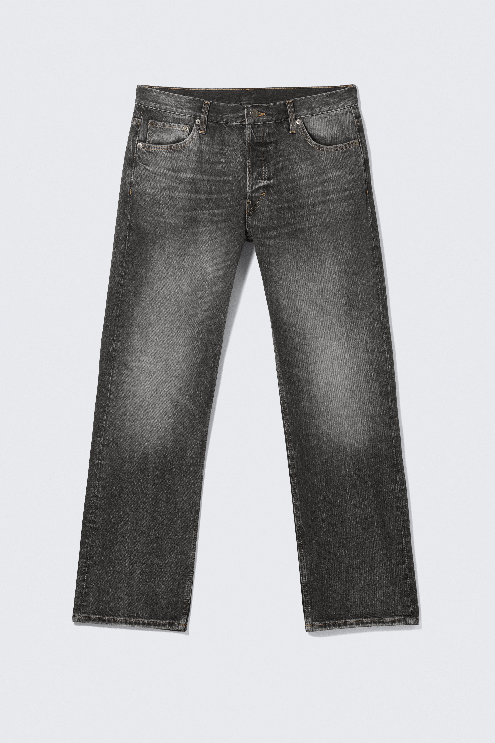 Dżinsy Meteor Low Rise Relaxed Straight Leg - Dusky Black - Black/Board Blue - Medium Blue