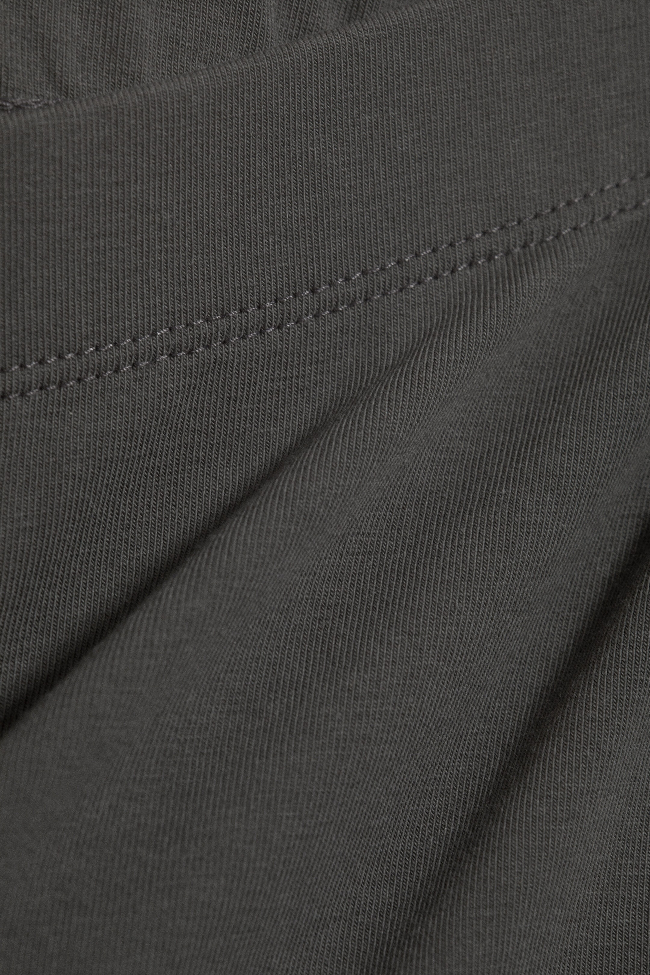 Mörkgrå - Mid waist capribyxor - 5