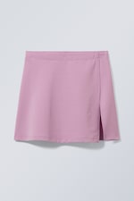 Lilac - Anna Slit Mini Skirt - 0