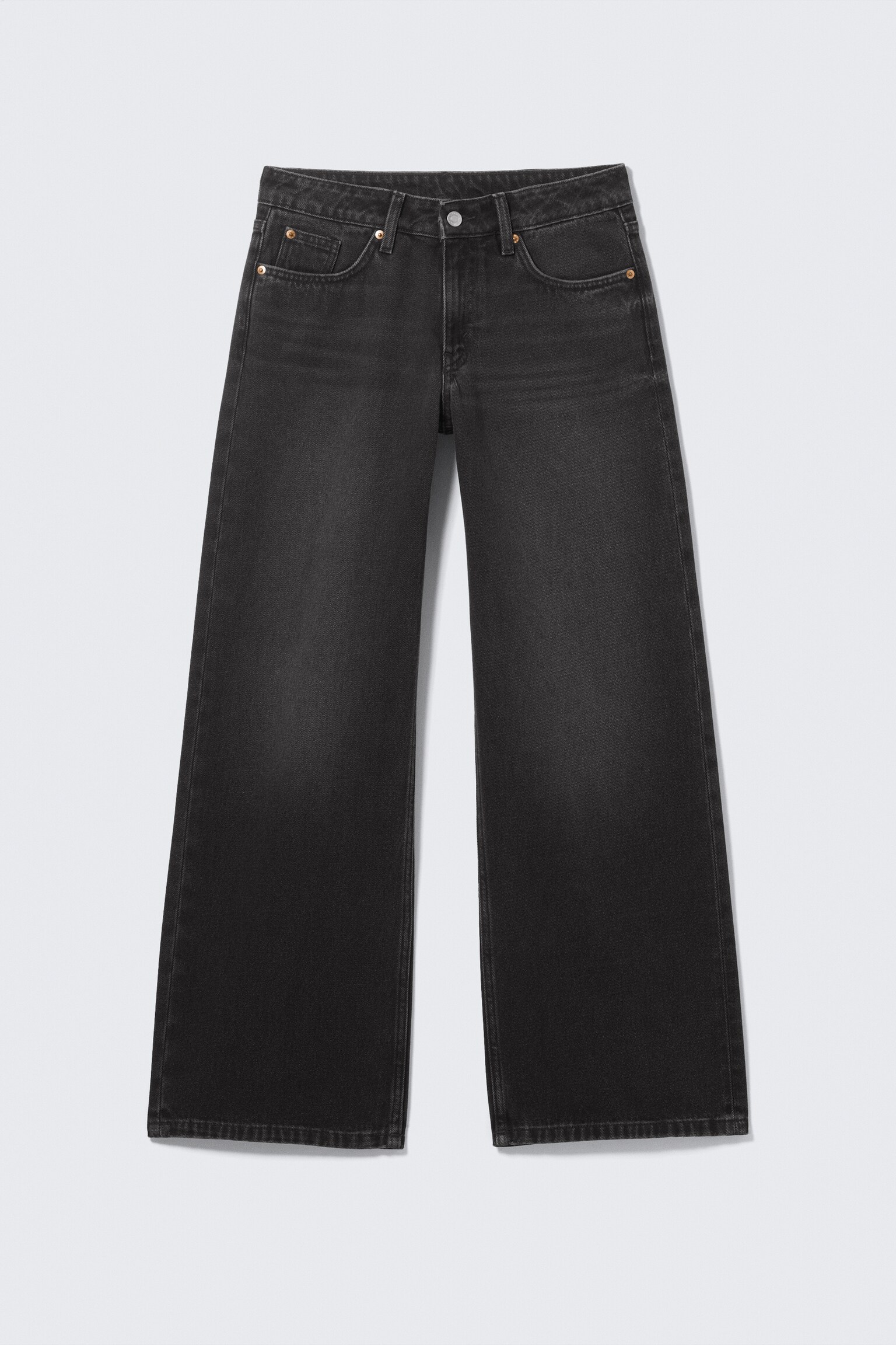 Imoo Low Rise Loose Wide Leg Jeans - Washed Black/Kallithea Blue - Medium Blue/Desert Blue - Dark Blue/Fresh Blue - Light Blue - 2
