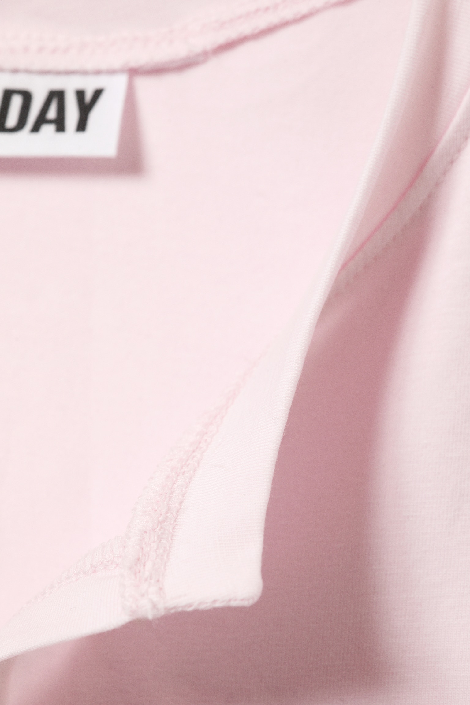 Haut ajusté sans manches col V - Rose clair/Noir - 5