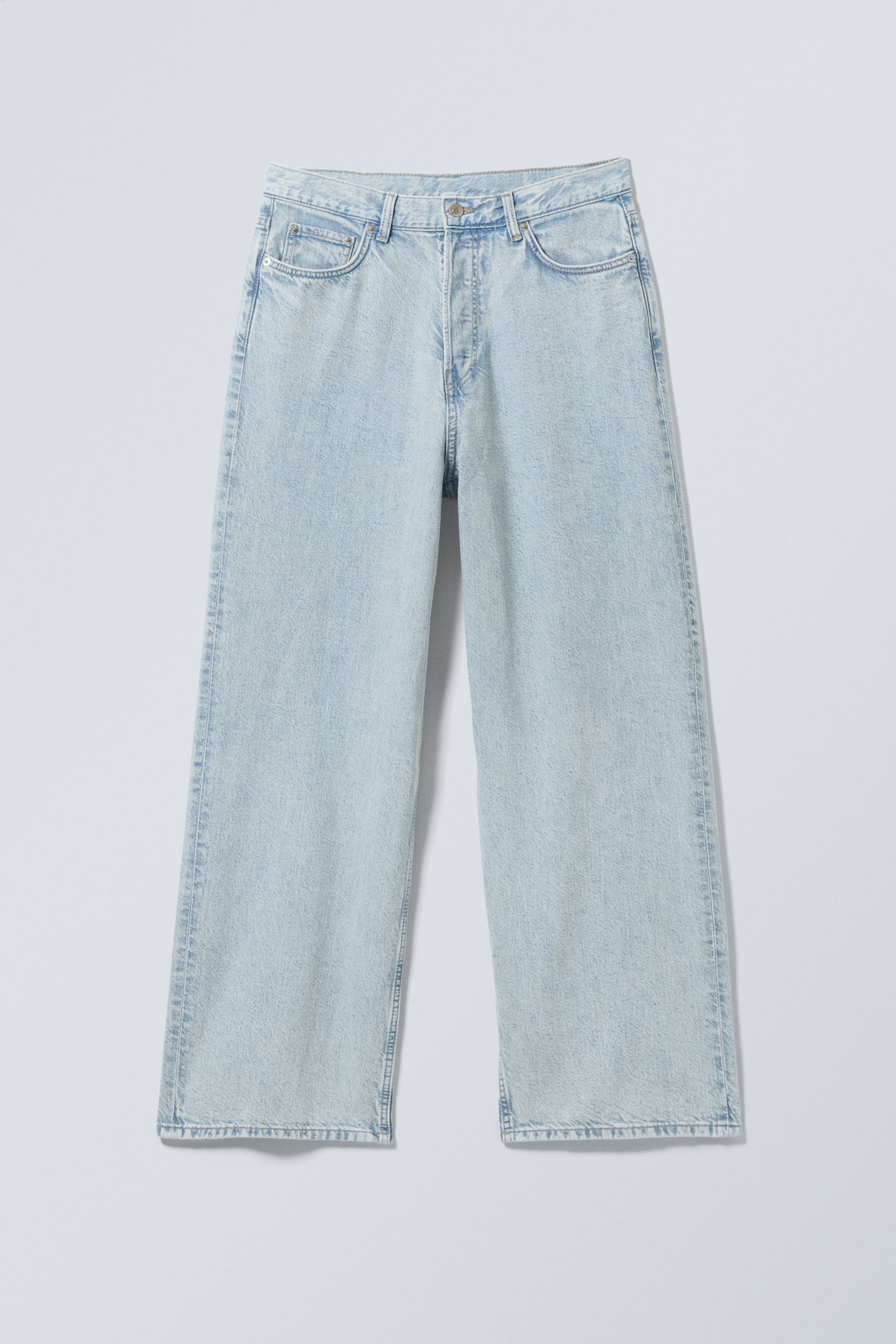 Snow Blue - Hellblau - Astro Loose Baggy Leg Jeans - 11