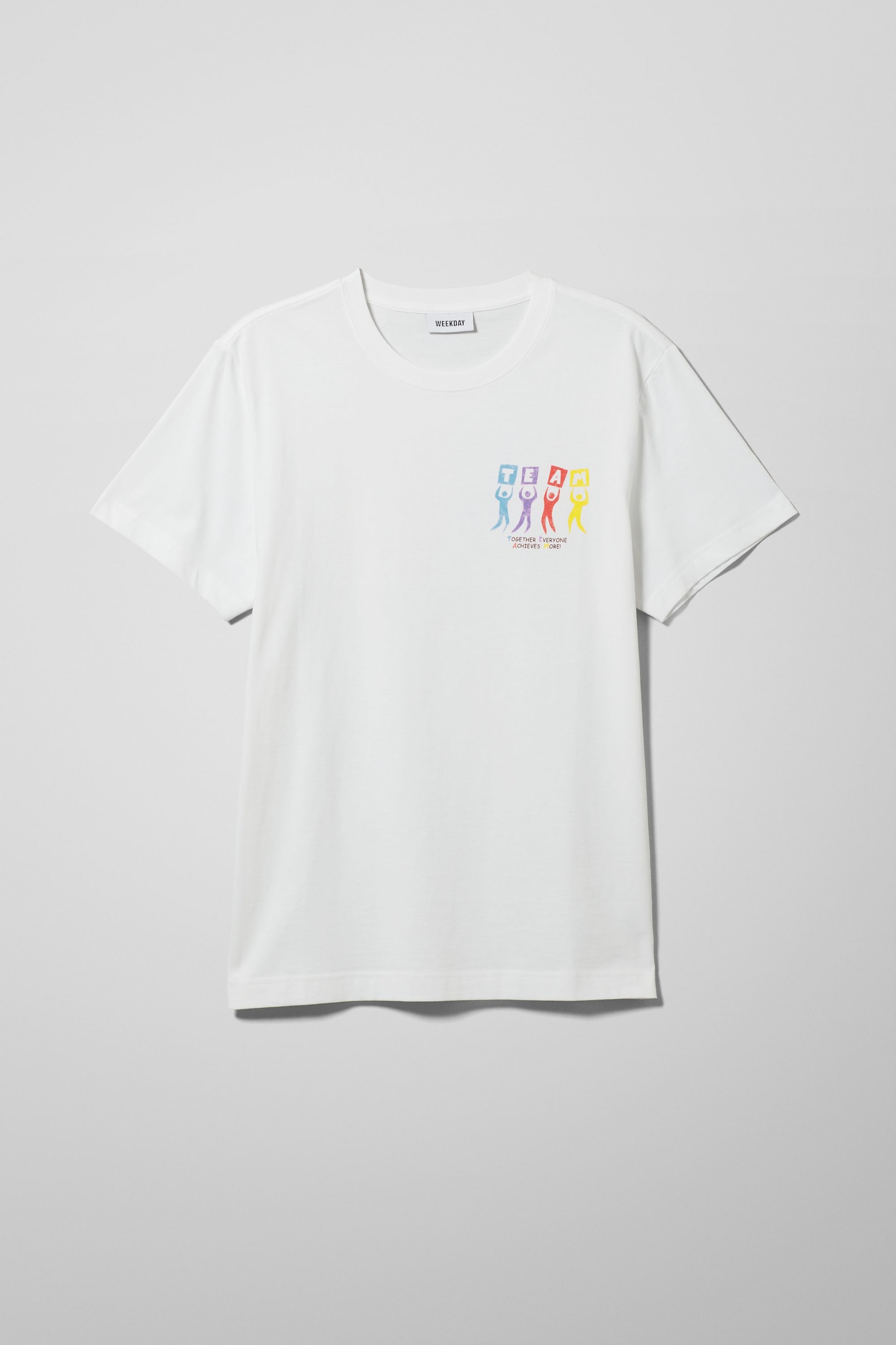 White - Relaxed Printed T-Shirt - 0