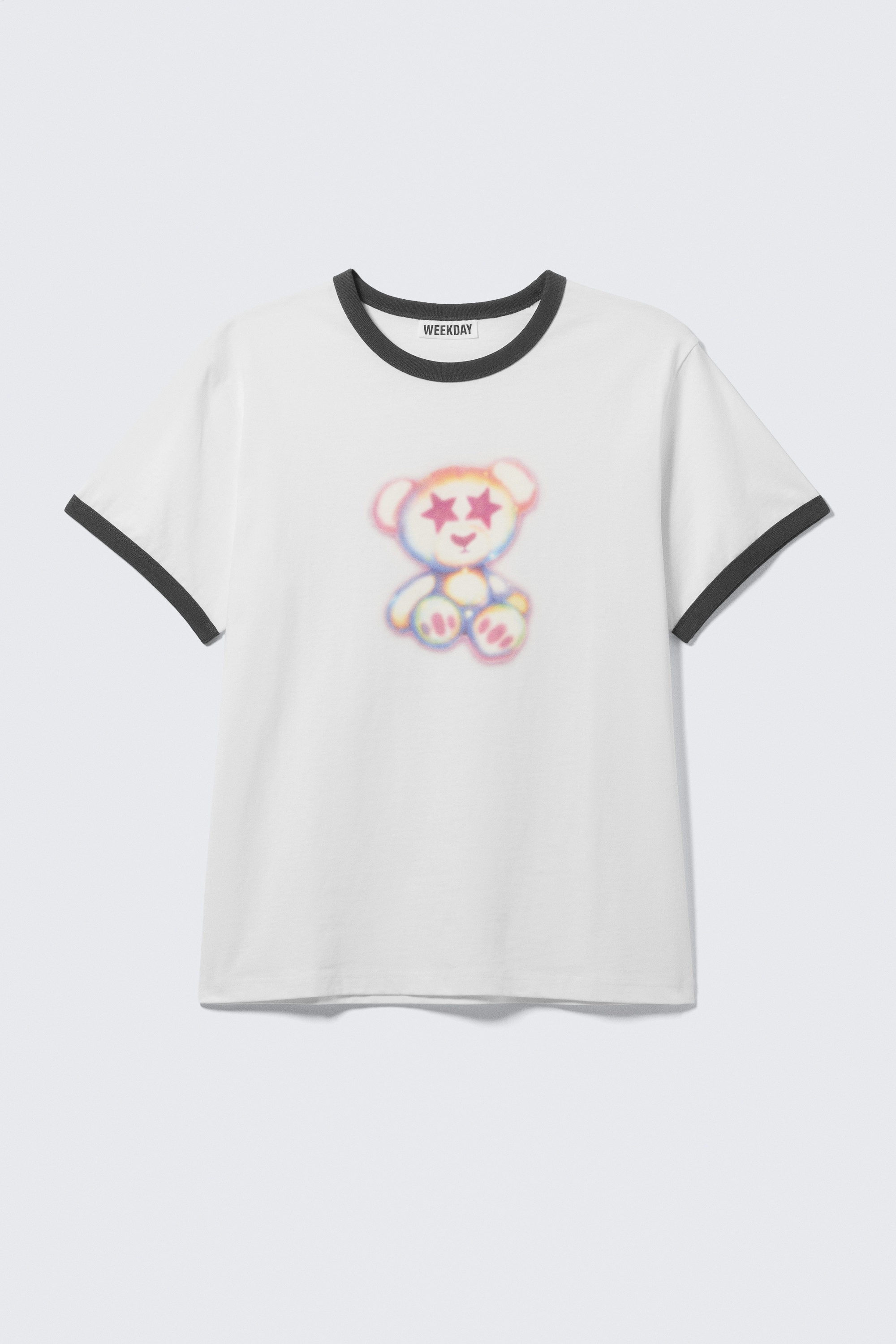 graphic t-shirt - Black & White - Bear Spray | Weekday WW