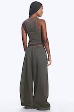 Dark Grey - Ripstop-Hose zum Reinschlüpfen mit niedrigem Bund - 3