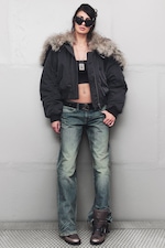 Hazy Blue - Mellanblå - Messy Low Rise Regular Straight Jeans - 1