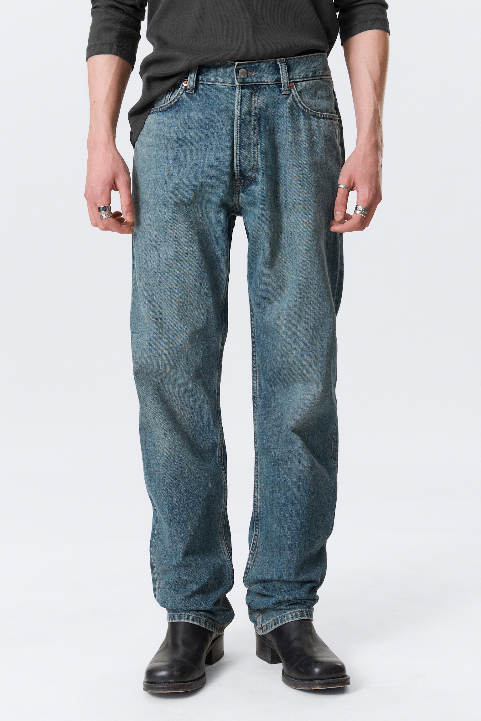 Space Relaxed Straight Leg Jeans - Δεύτερο Μπλε - Μεσαίο Μπλε/Risso Black - Μαύρο/Μπλε Stream - Μεσαίο Μπλε/Tuned Black - Black/2000 Blue - Medium Blue/Iron Blue/Μόρνινγκ Μπλου - Σκούρο Μπλε/Aeon Blue - Light Blue/90s Blue - Medium Blue/Steel Blue - Medium Blue - 9