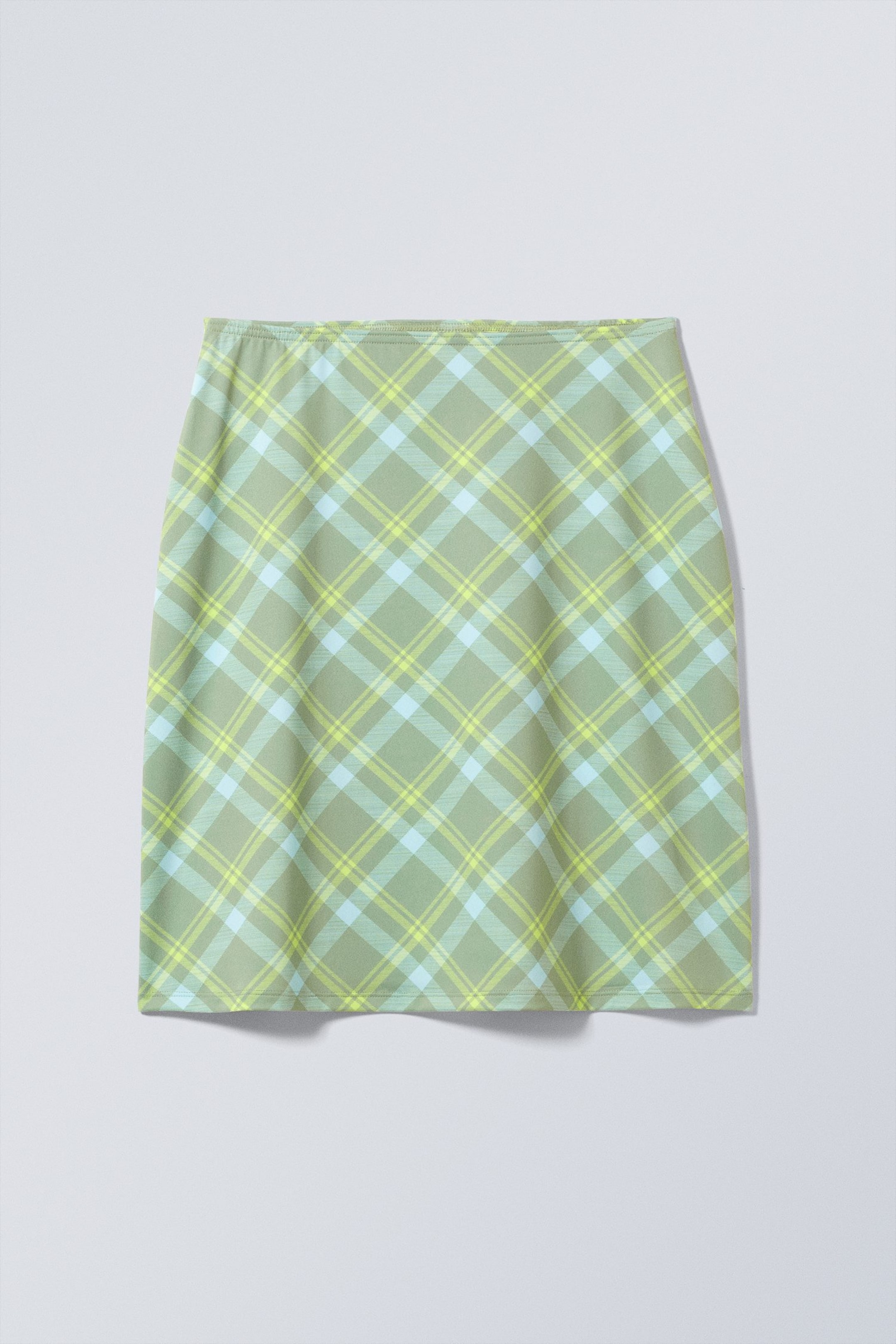 Groen geruit - Fine geruite rok - 0