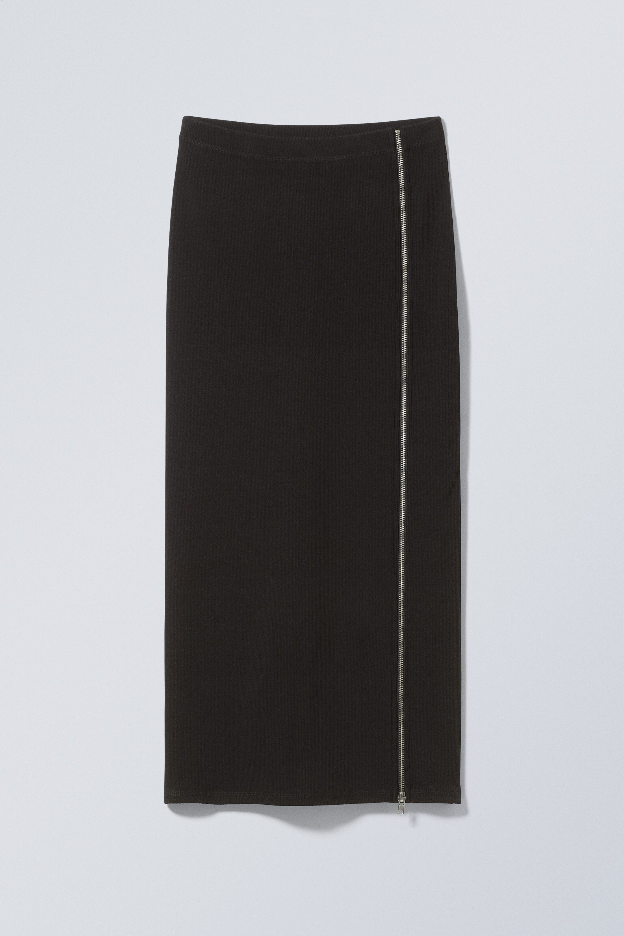 Black - Crue Zip Tube Maxi Skirt - 0