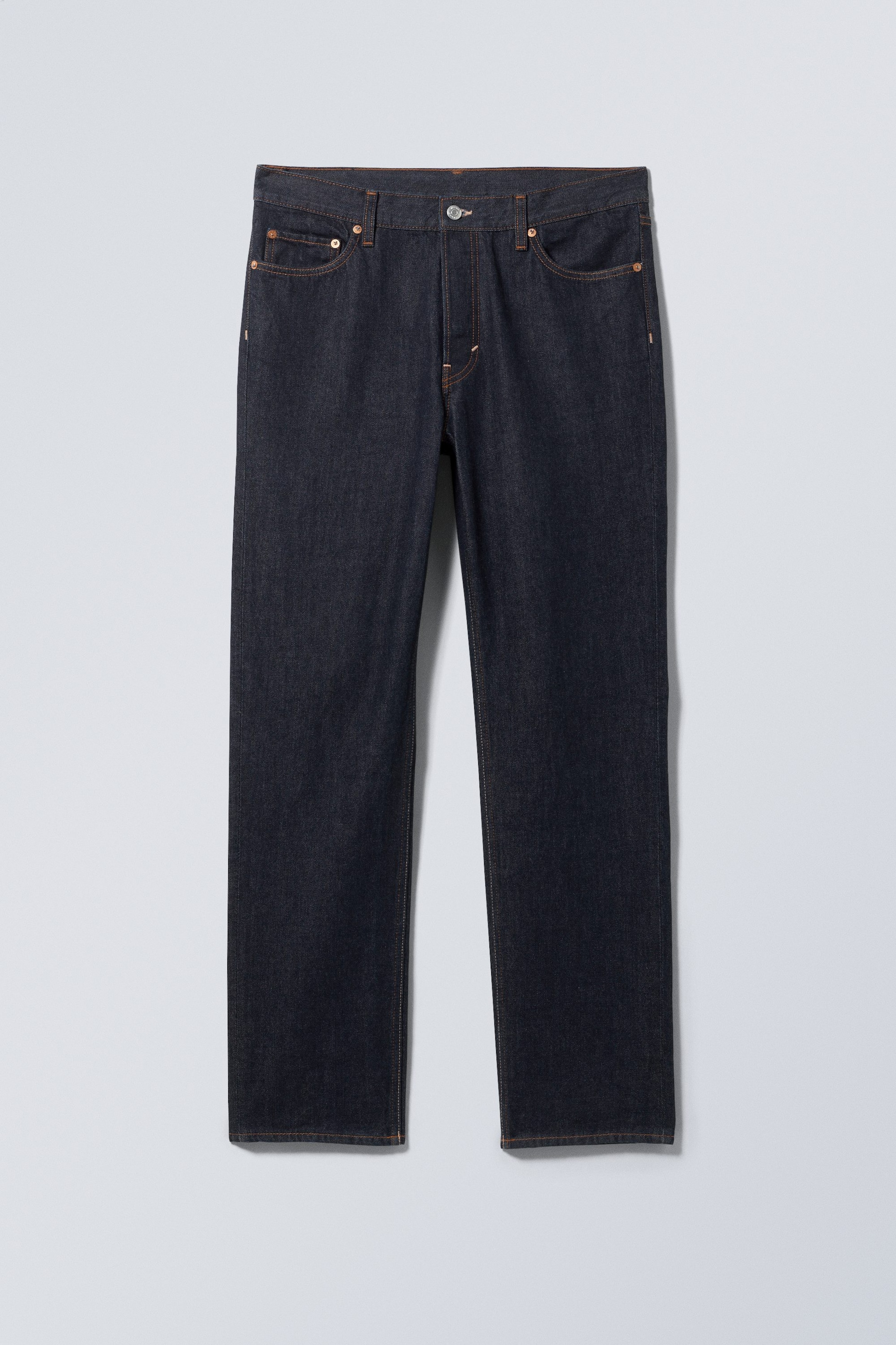 Blaue Rinse - Klean Mid Waist Regular Straight Jeans - 0