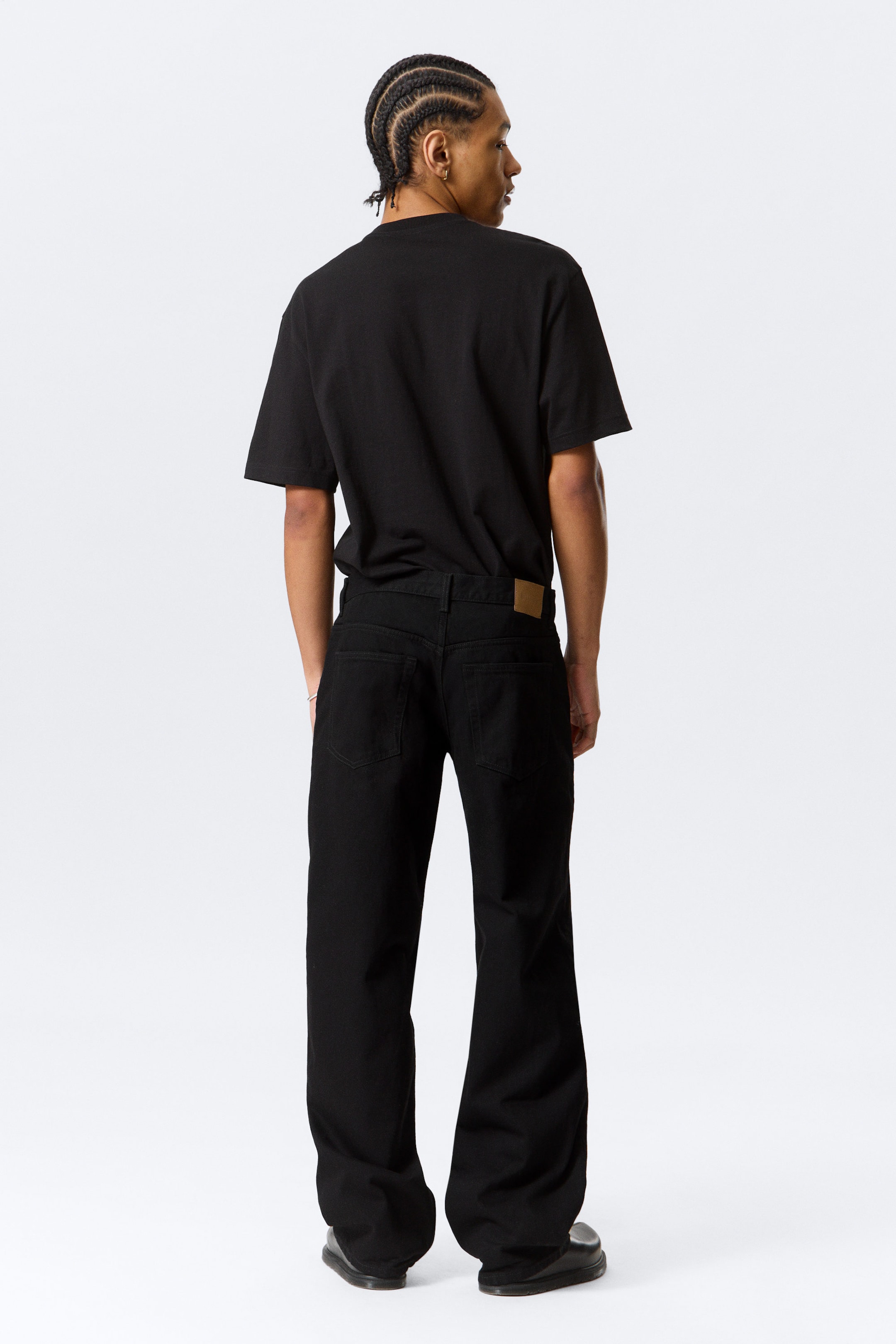 Black Rinse - Schwarz - Sphere Low Waist Loose Straight Leg Jeans - 4