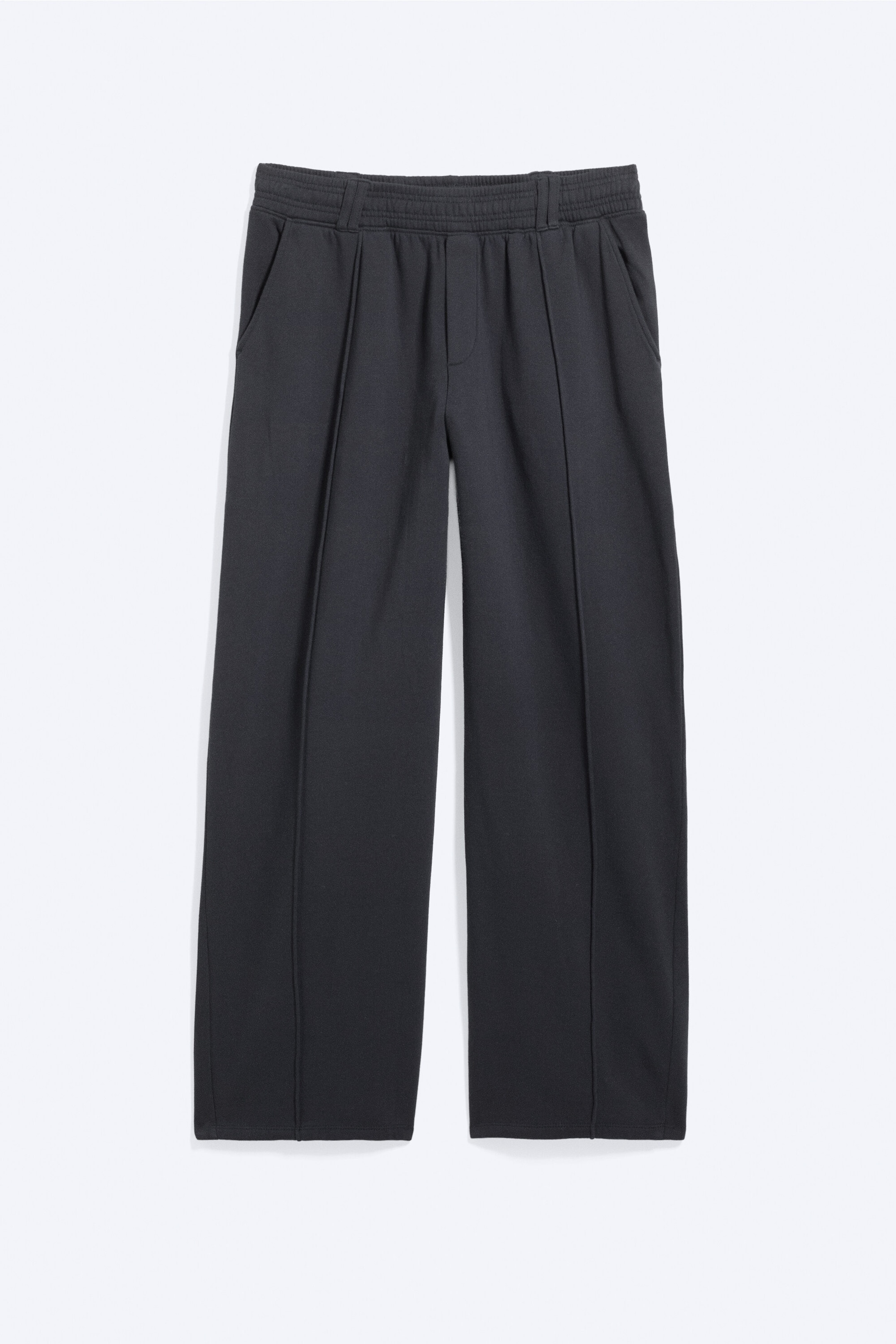 Mörkblå - Loose Pleated Joggers - 1