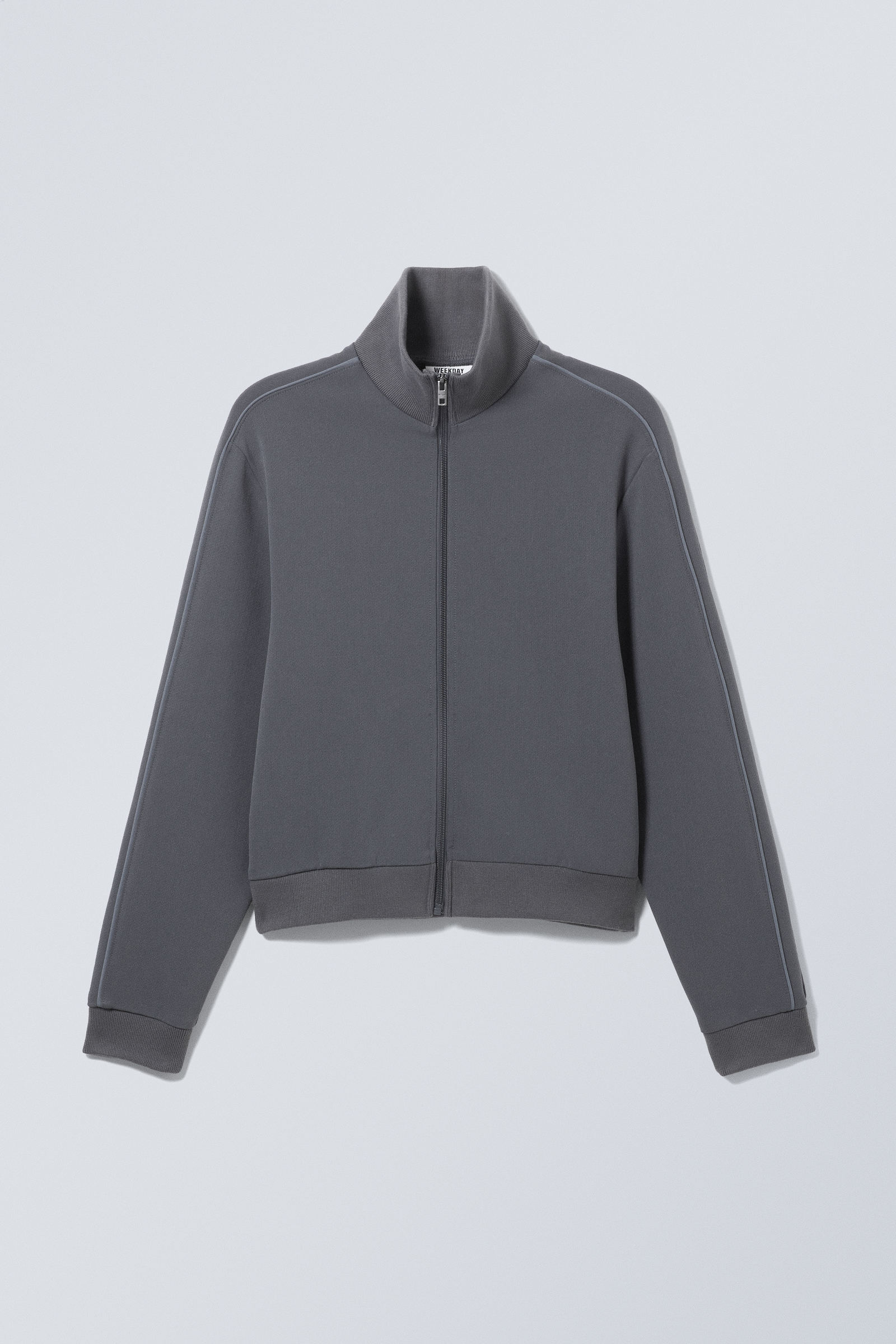zip track jacket - Dark Dusty Blue | Weekday WW