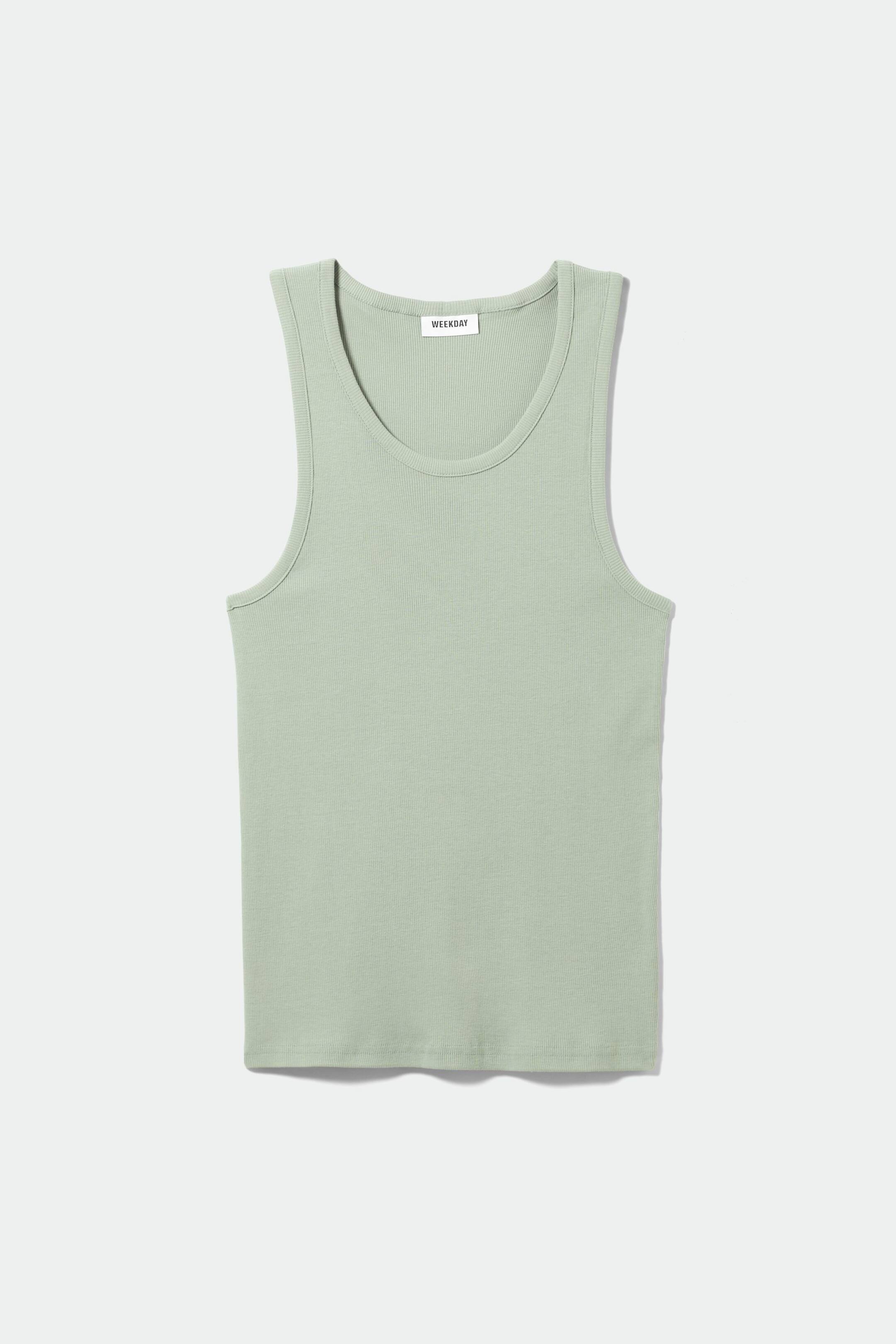 View larger image: Standard Tank Top - Sage - Men | H&M GB 1