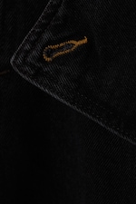 Ink Black - Encino Denim Cargo Trousers - 1