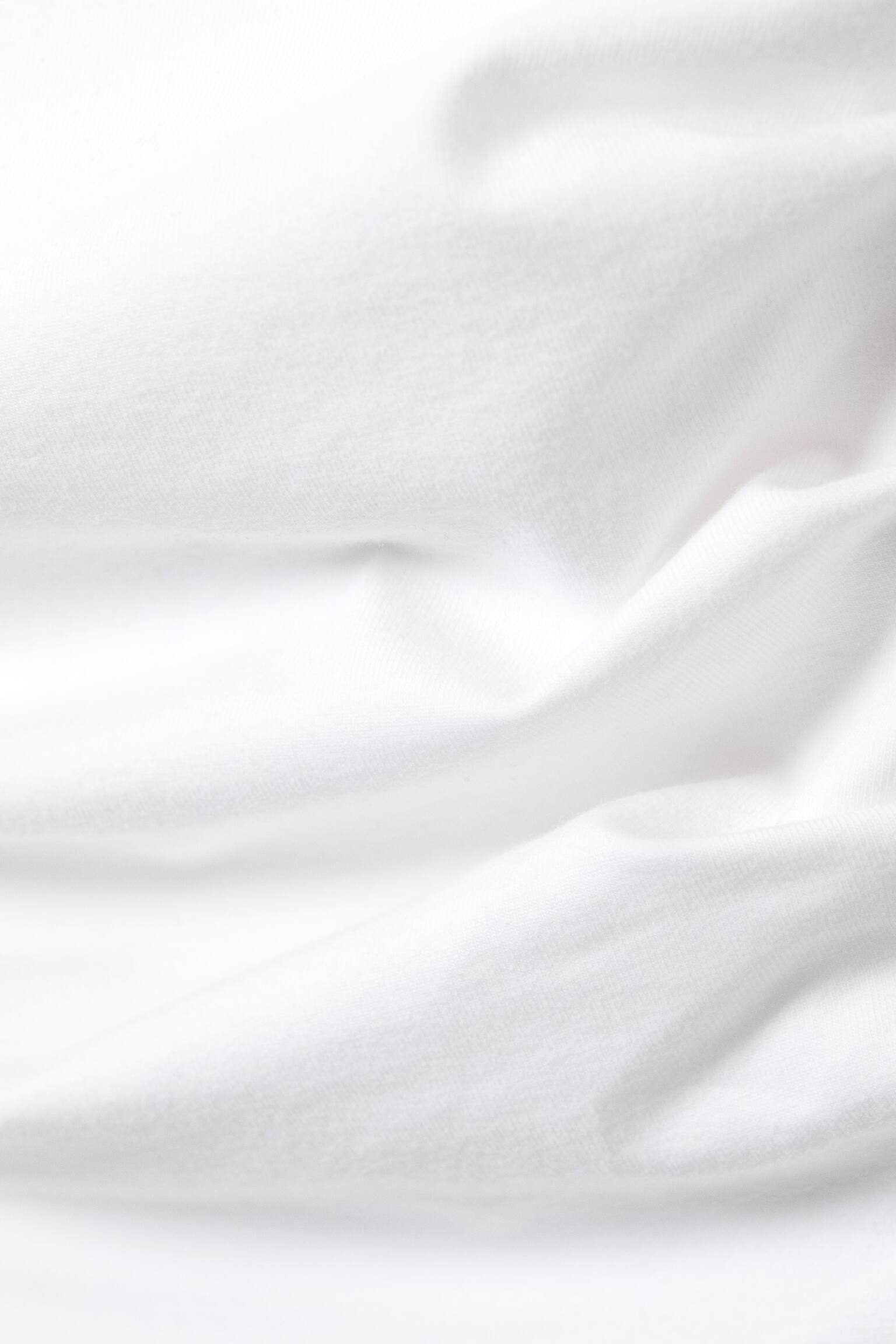 Tanktop mit Raffungen - Weiß/Schwarz - 5