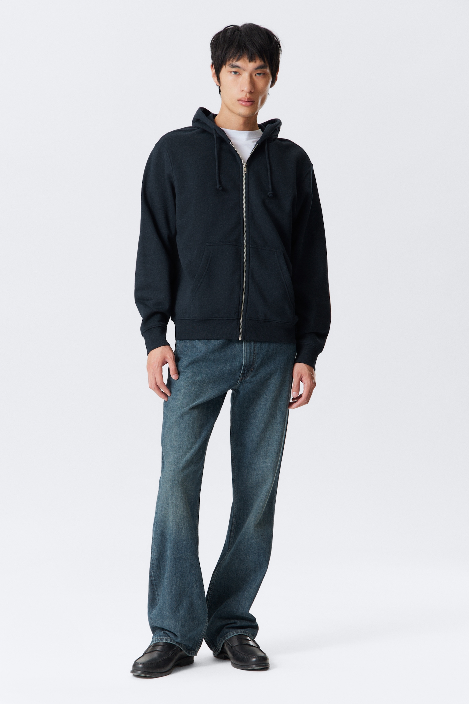 Classic Zip Hoodie - Navy Blue/Grijs gemêleerd/Zwart - 3