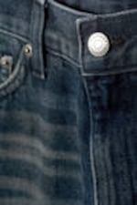 Deep Ocean Blue - Dunkelblau - Rail Mid Waist Loose Wide Leg Jeans - 6