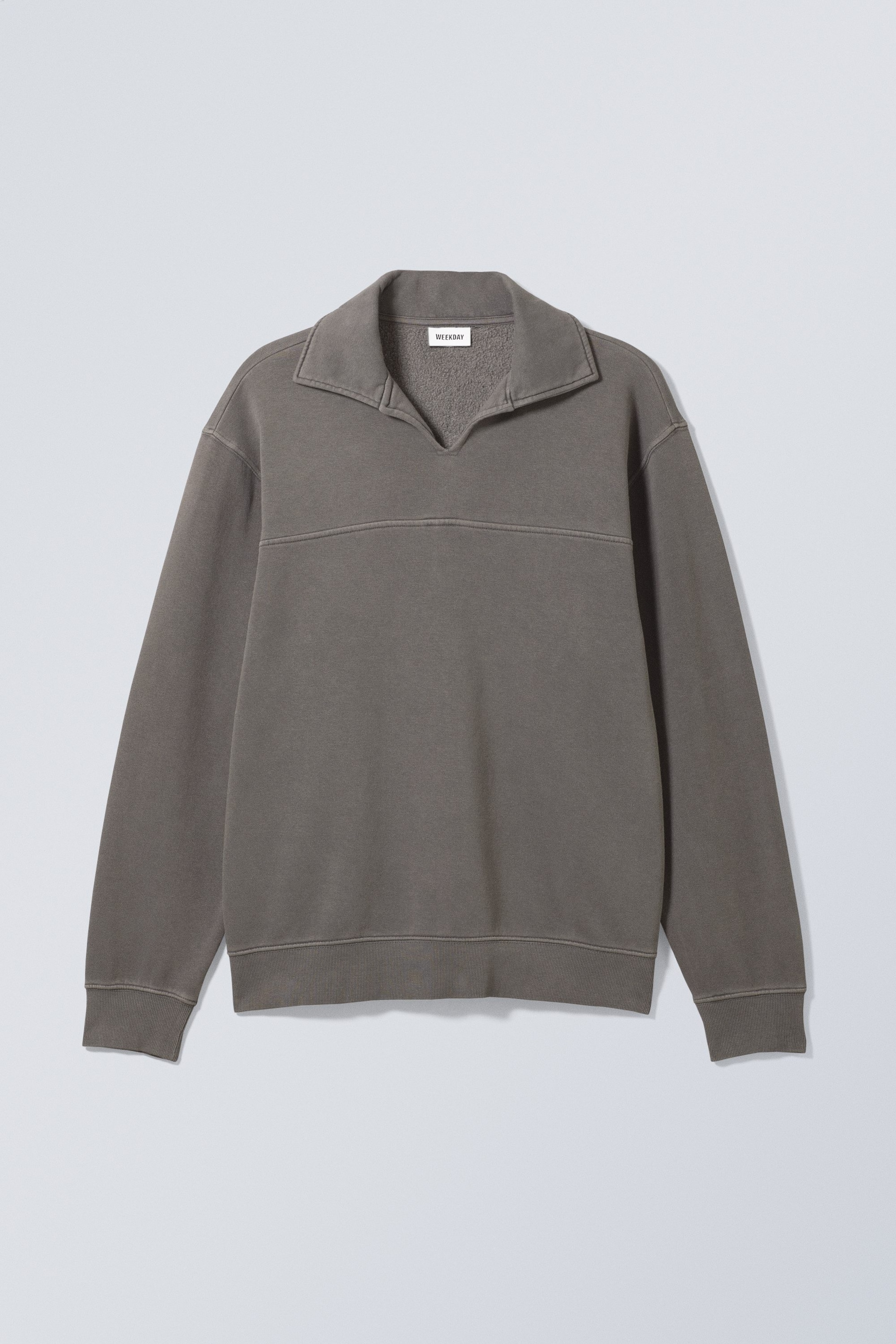 Dark Grey - Clark Polo Sweatshirt - 0