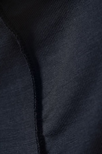 Dark Blue - Soft Mock Neck Top - 1