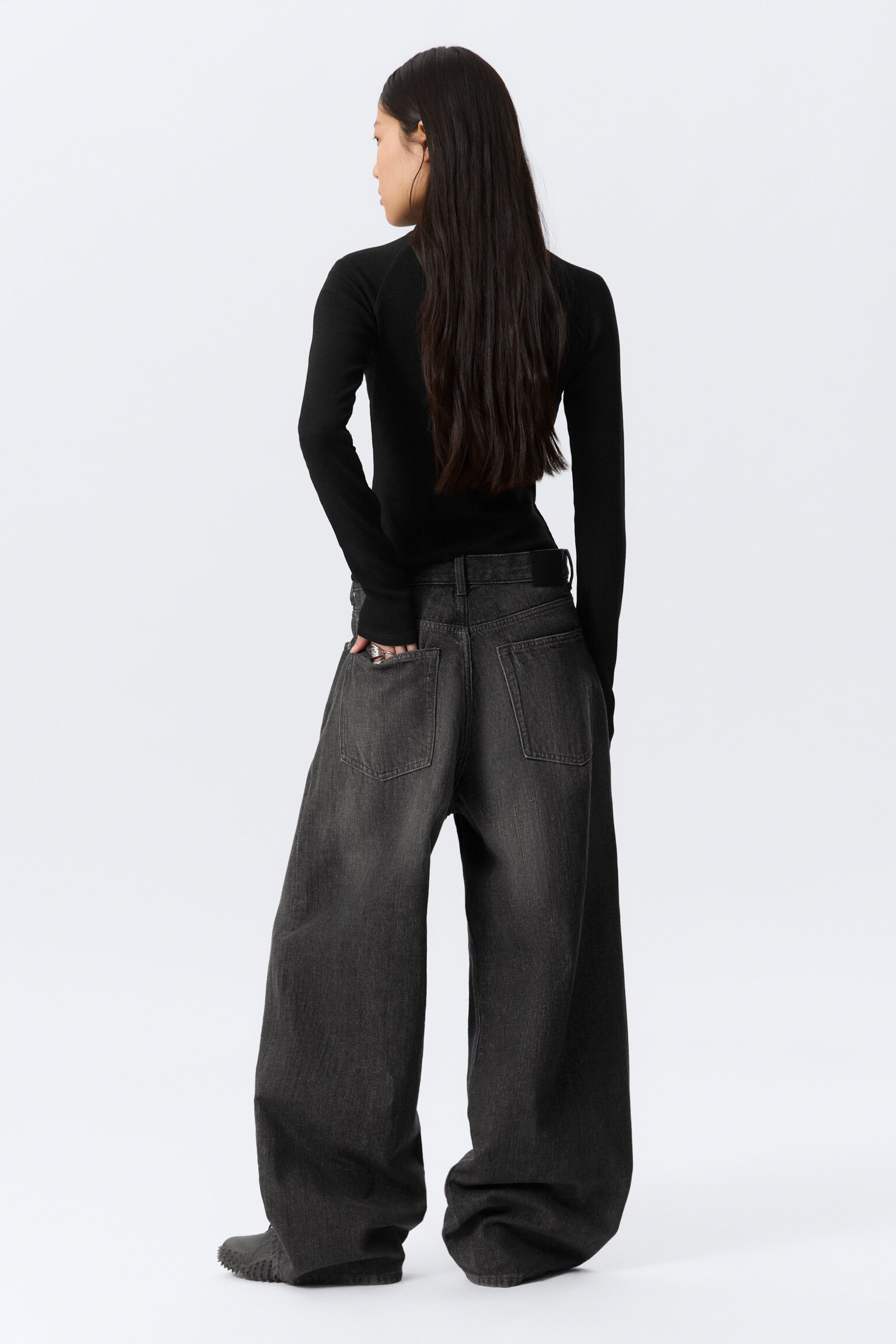 Astro Mid Rise Loose Baggy Leg Jeans - Chelsea Black - Sort/Blue Rinse – mørkeblå/Arizona Blue - Medium Blue/Board Blue – mellemblå/Tuned Black – sort/Black Rinse – sort/Blue Stream – mellemblå/Kimberley Blå - Lys Blå/Mine Blue – mellemblå/Mine Grey - 4