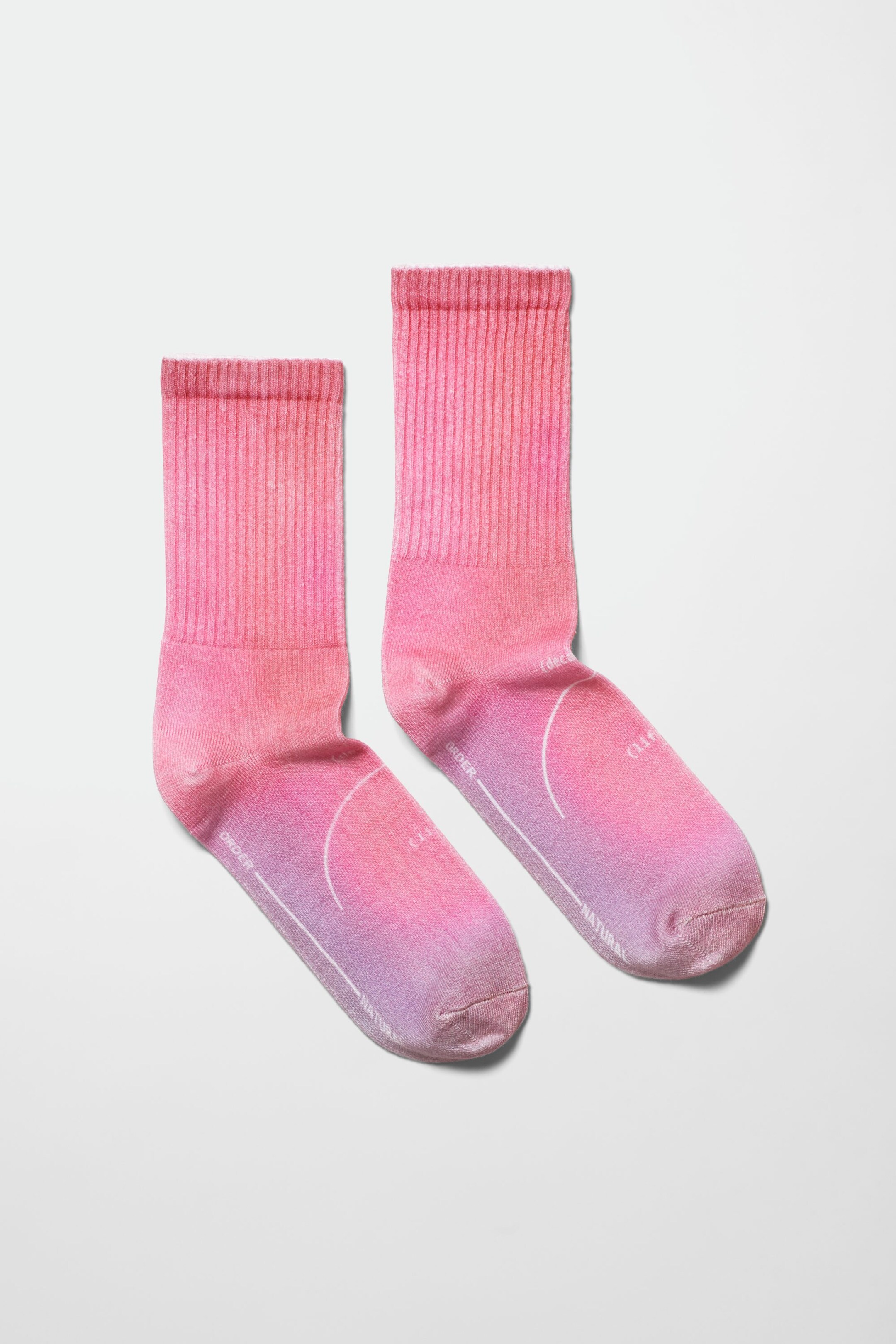 Pink - Sport Printed Socks - 0
