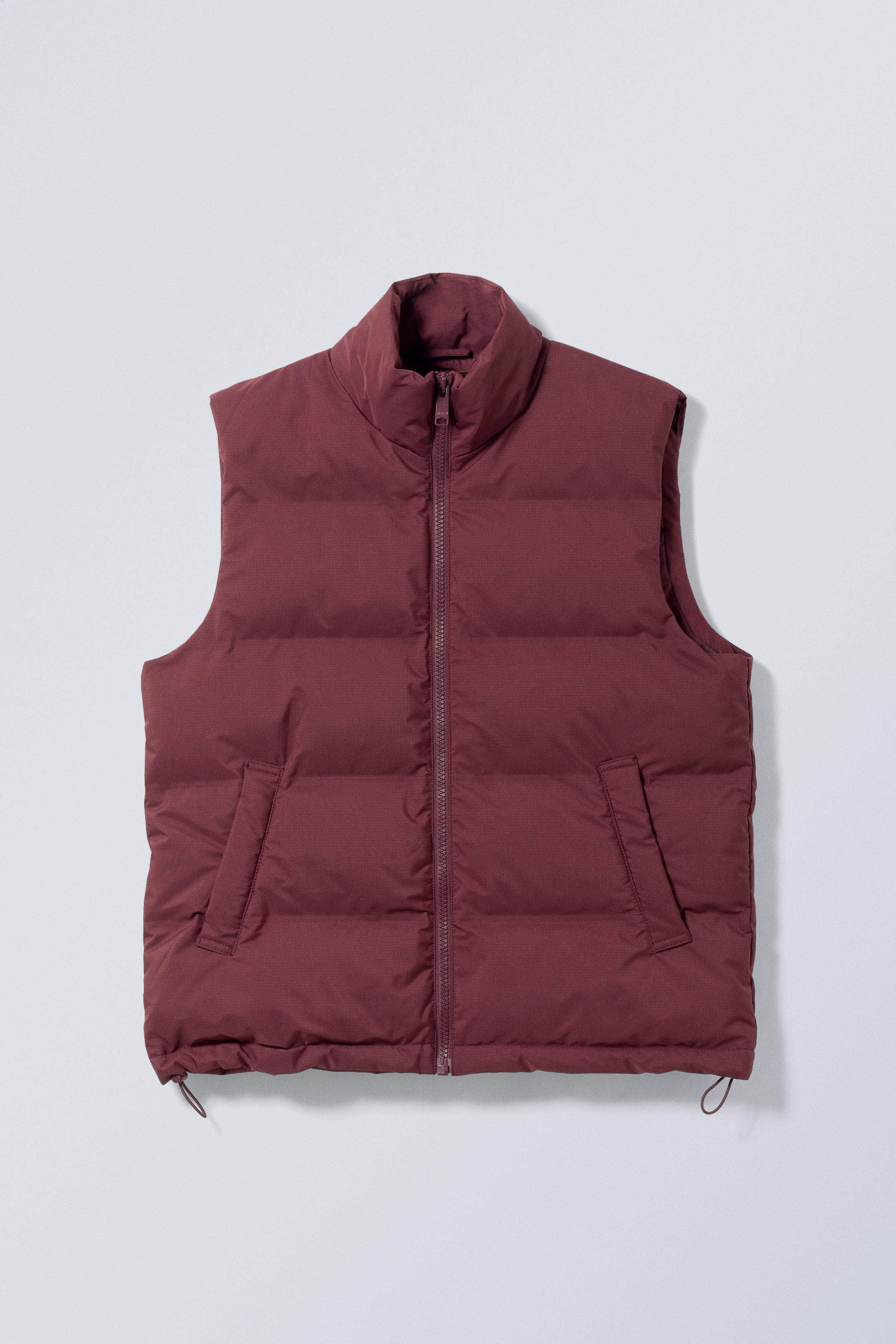 Maroon - Kip puffervest - 0