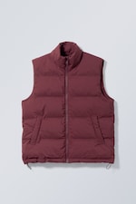 Maroon - Kip puffervest - 0