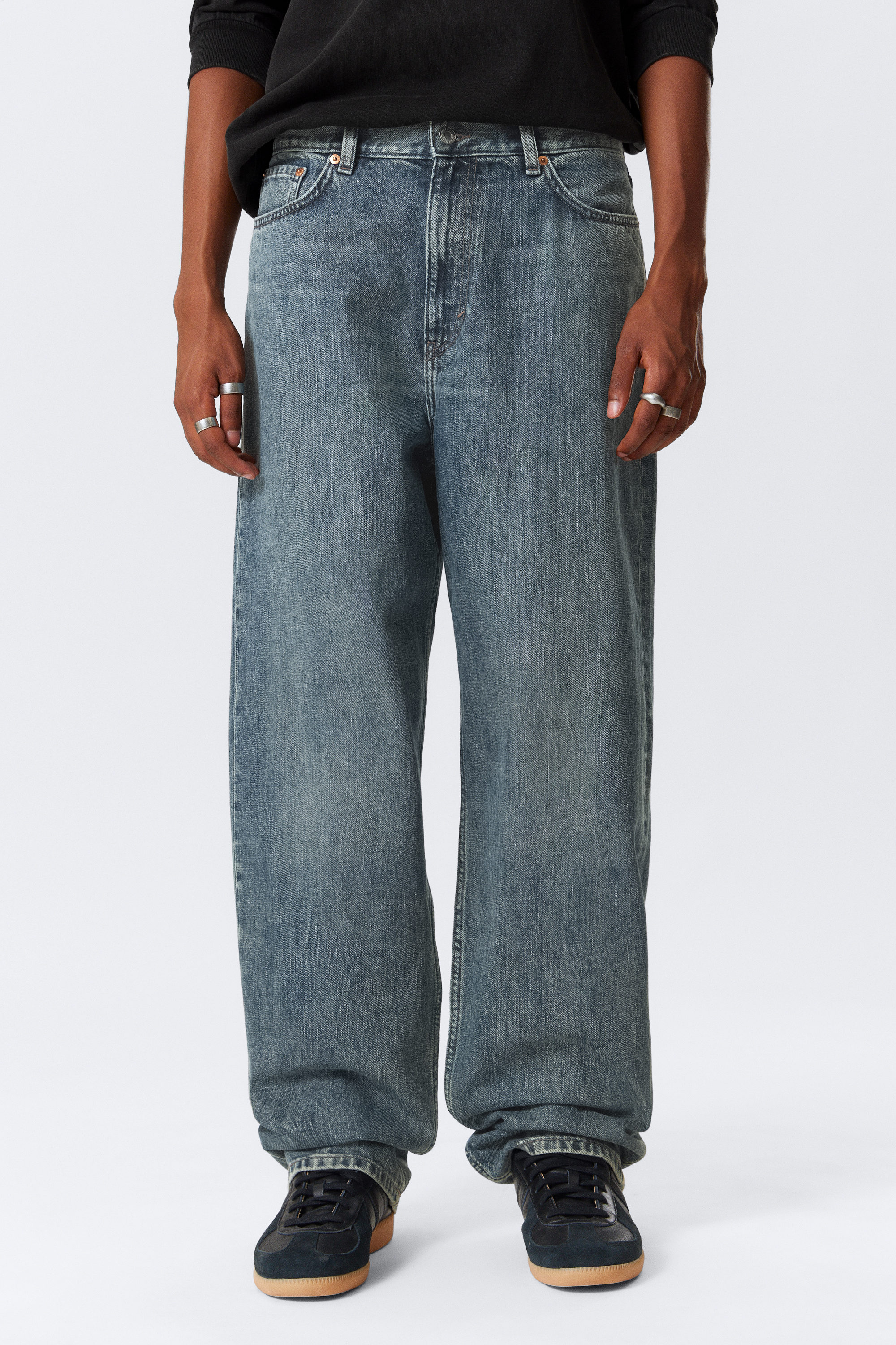 Second Blau - Blau - Galaxy Loose Straight Leg Jeans - 2