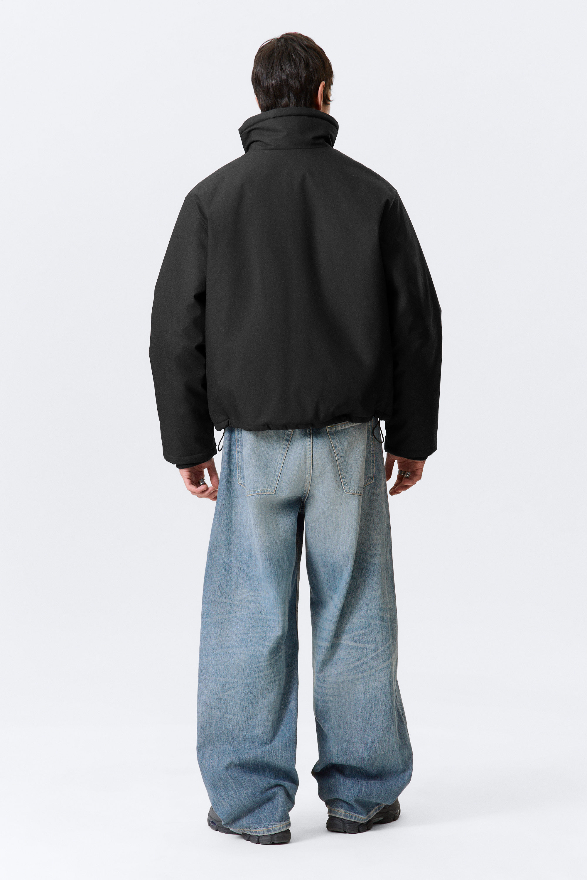 Black - RELAXED TRANSITION JACKET - 5