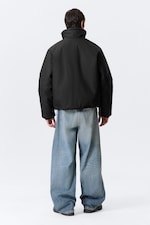 Black - RELAXED TRANSITION JACKET - 5