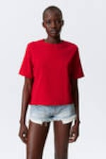 Bright Red - Perfect Boxy T-shirt - 0