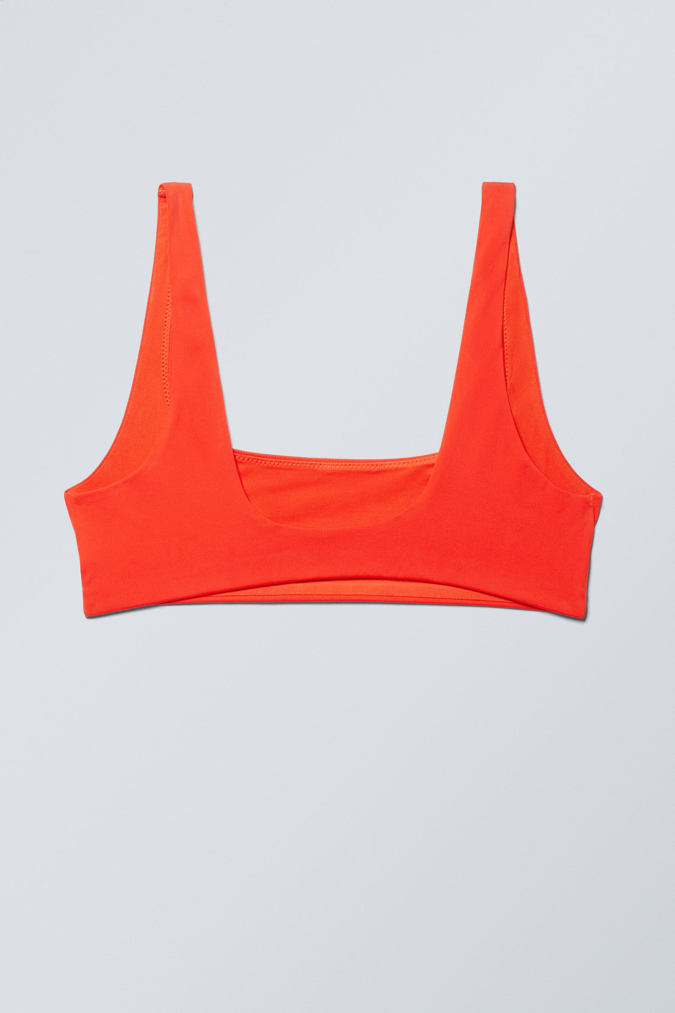 Bright Orange - Sporty Bikini Top - 4