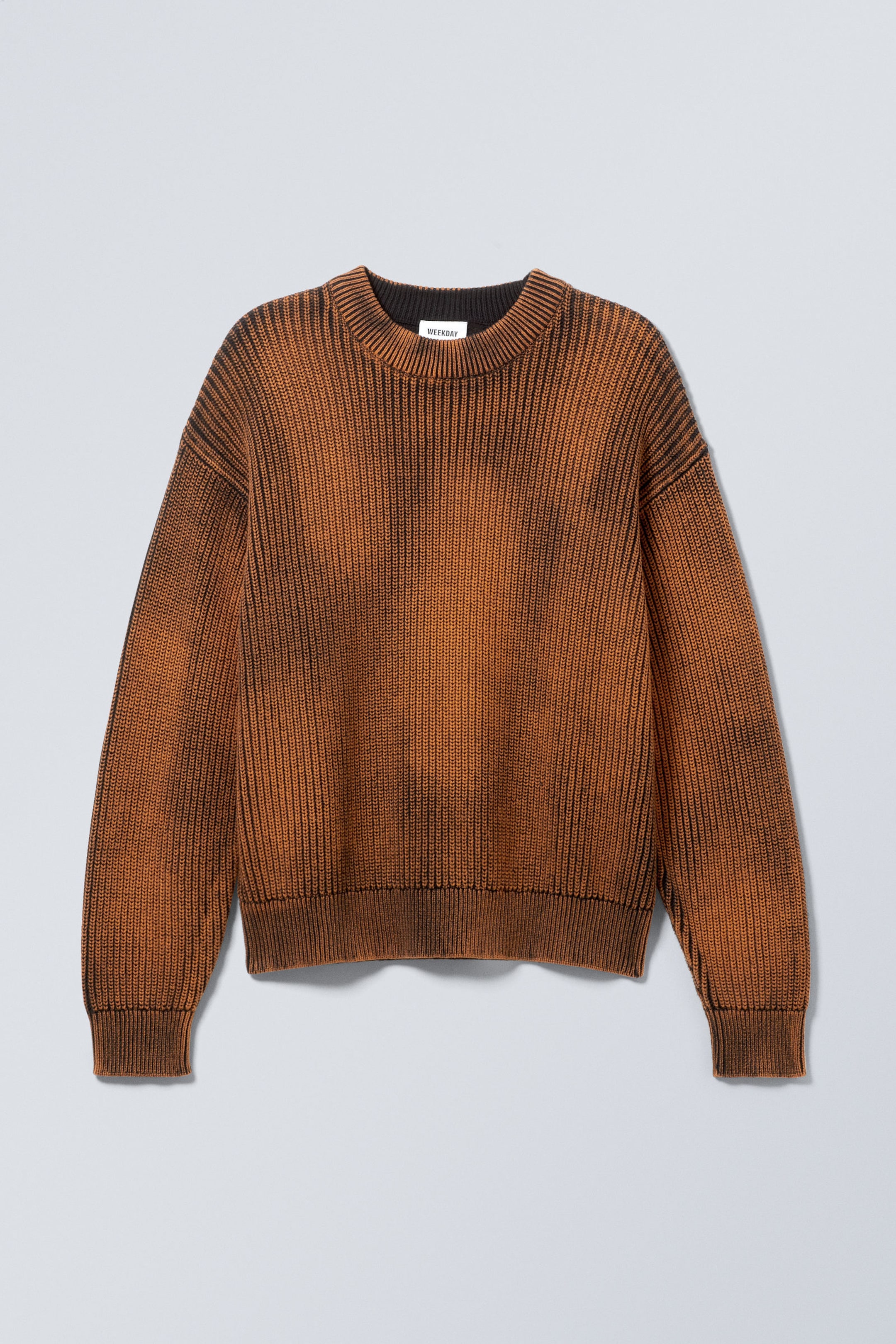 Donkerrood met wassing - Daniel regular sweatshirt - 0
