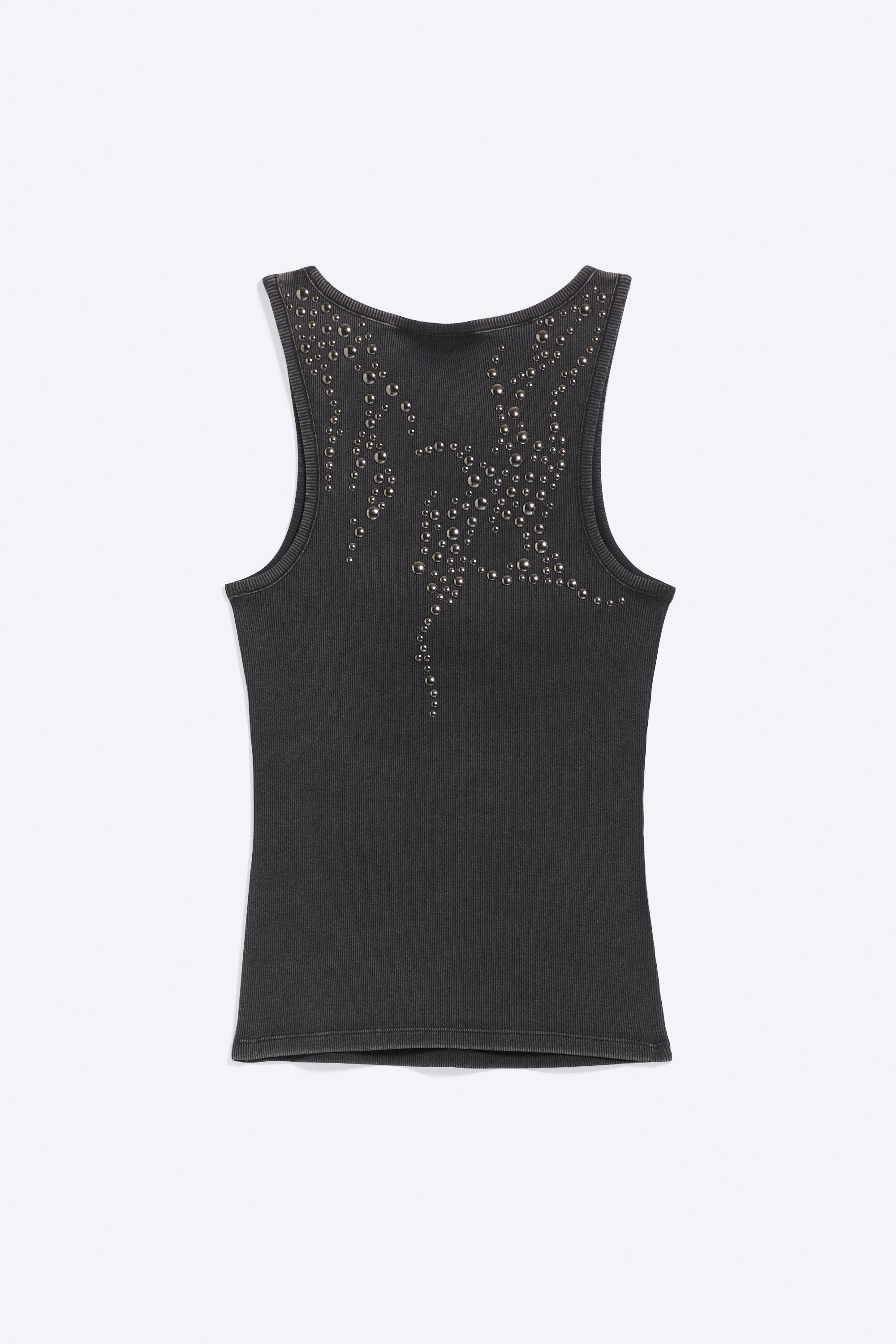 open back boat-neck tank top - Dark Mole Tie-Dye | Weekday WW