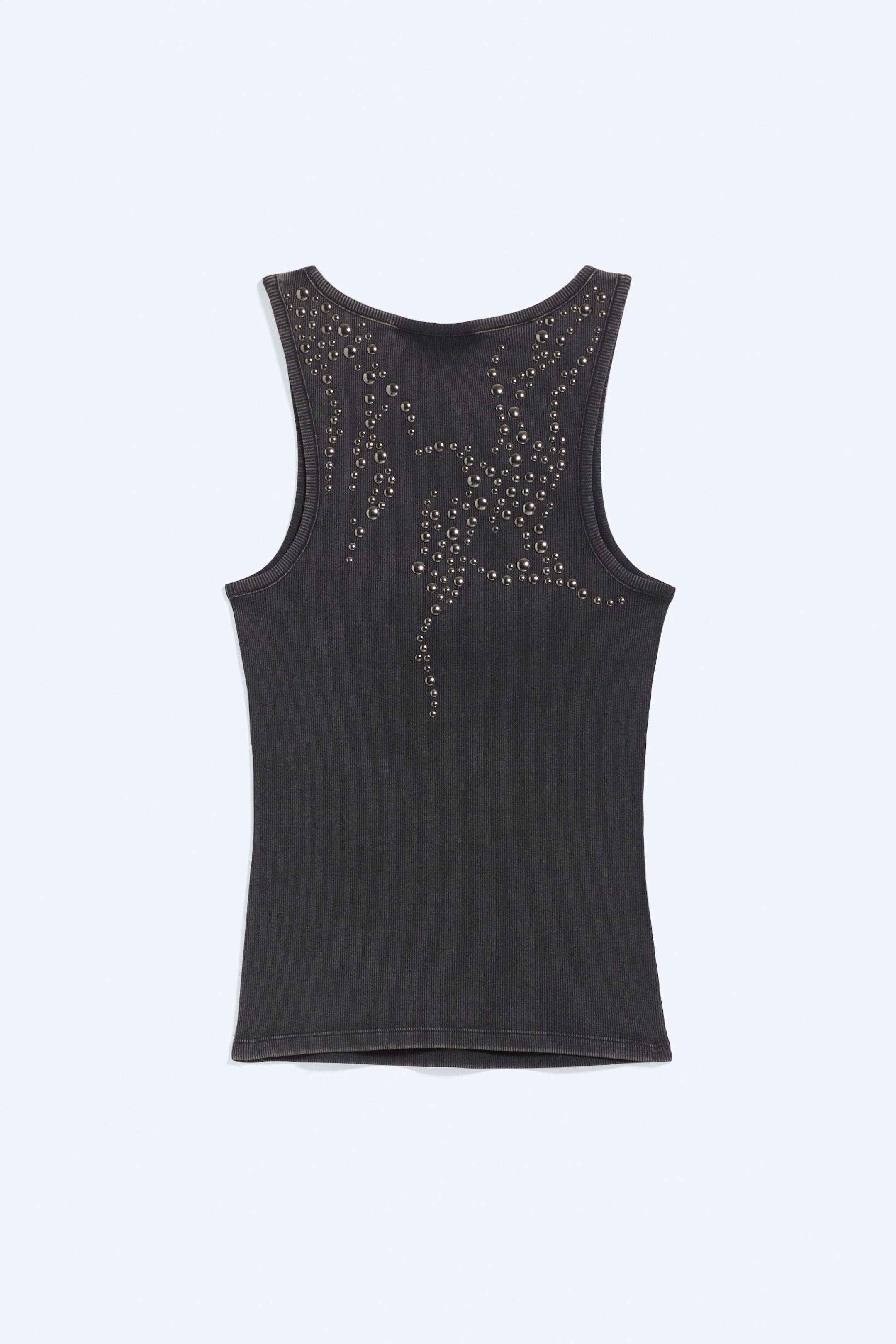 Dark Grey - Studded tank top - 2