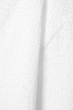 White - Relaxed Knitted Boat-Neck Sweater - 4