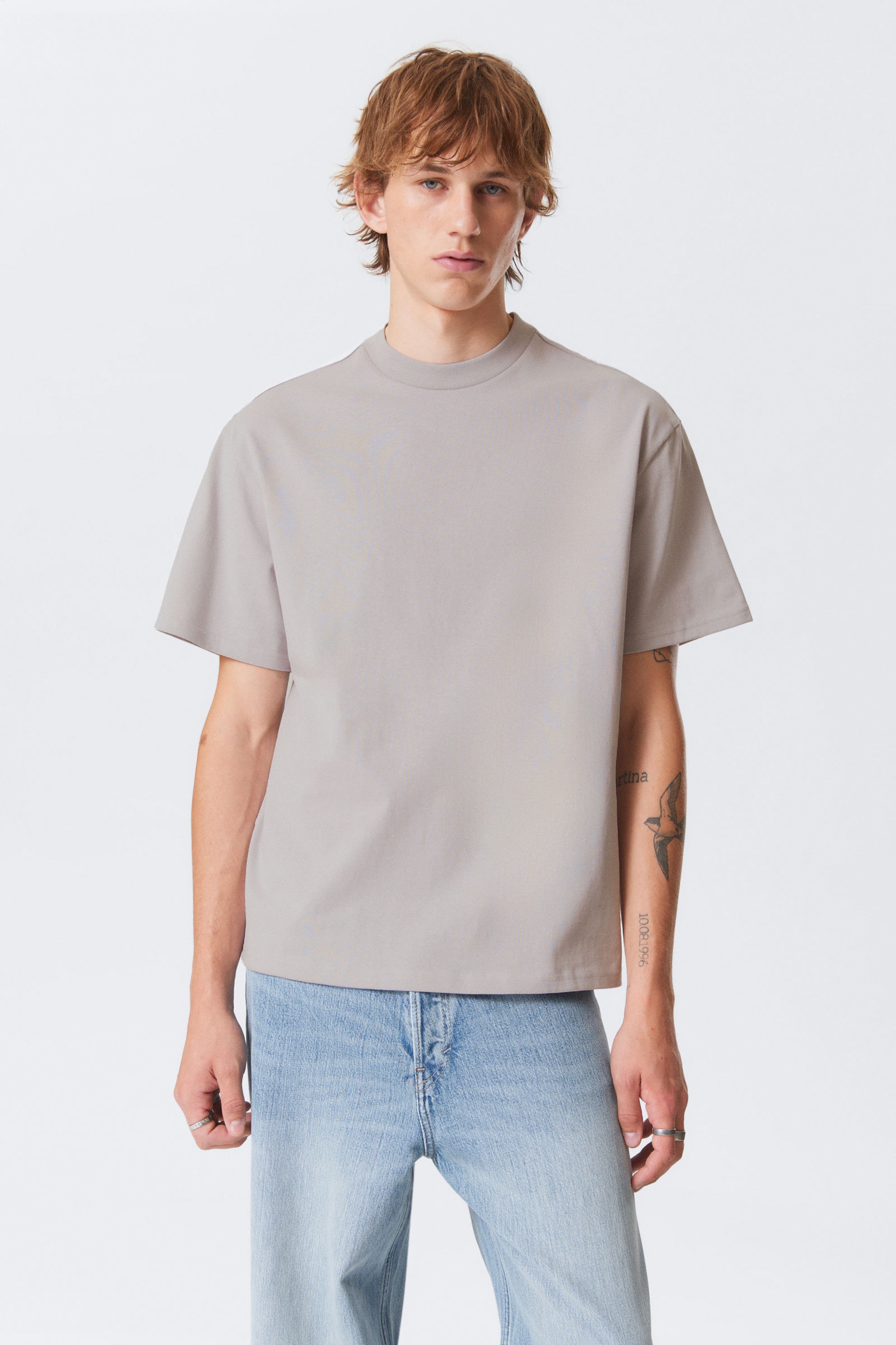 Light Dusty Grey - Great Heavyweight T-shirt - 1