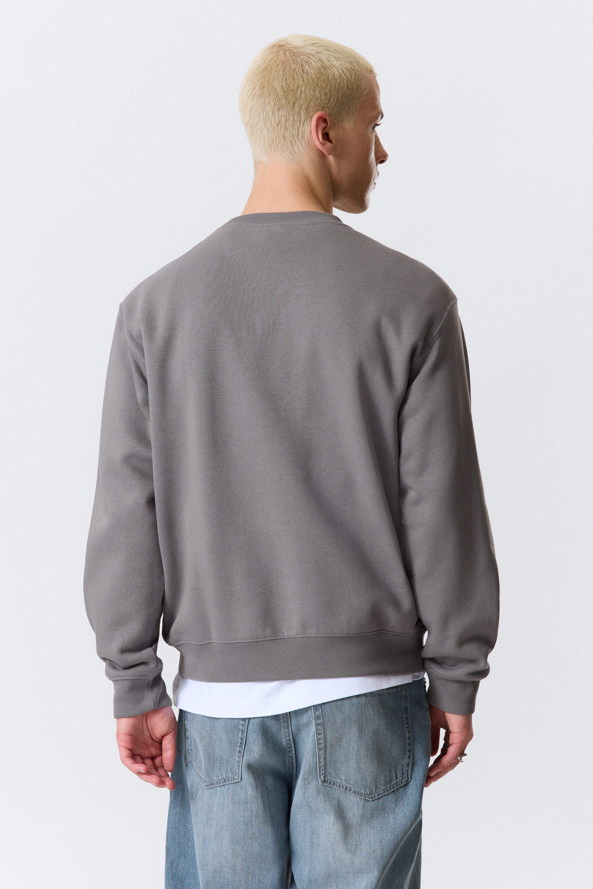 Gris cendré - Sweat classique - 4