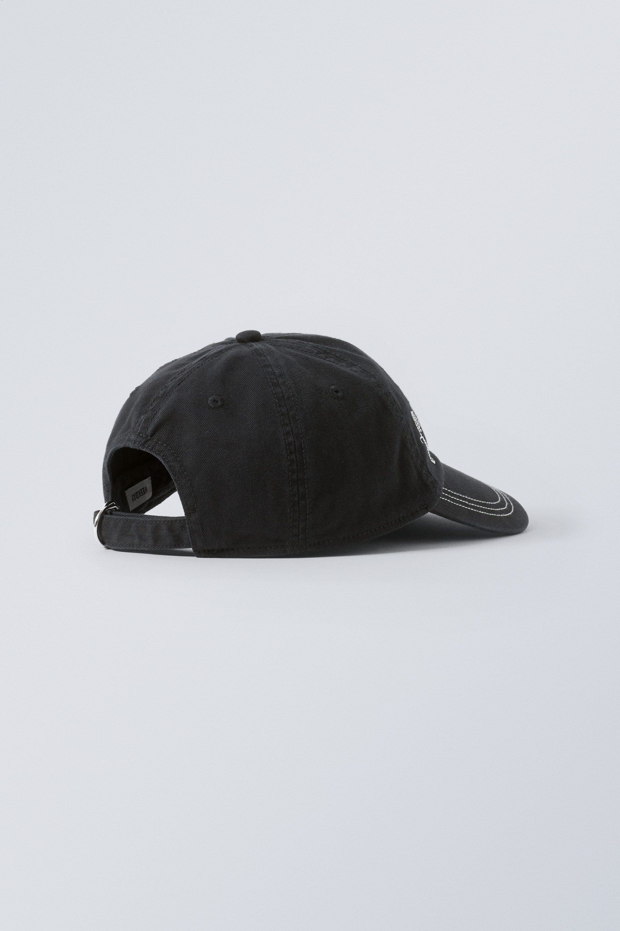 Schwarz - Besticktes Baumwoll-Basecap Standard - 1