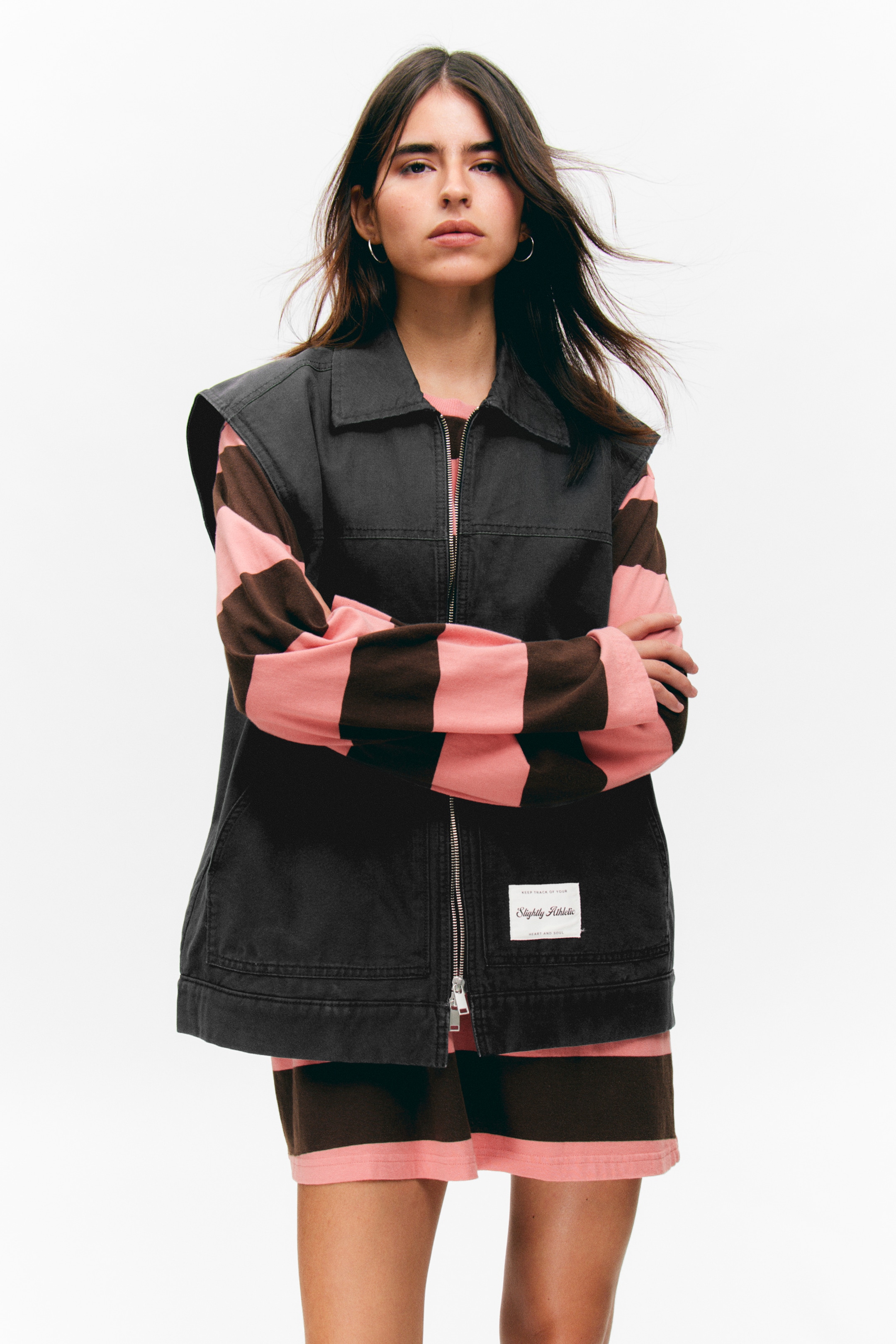 Agrandir l'image: Gilet sans manches en toile légèrement matelassée - Noir - FEMME | H&M FR 3