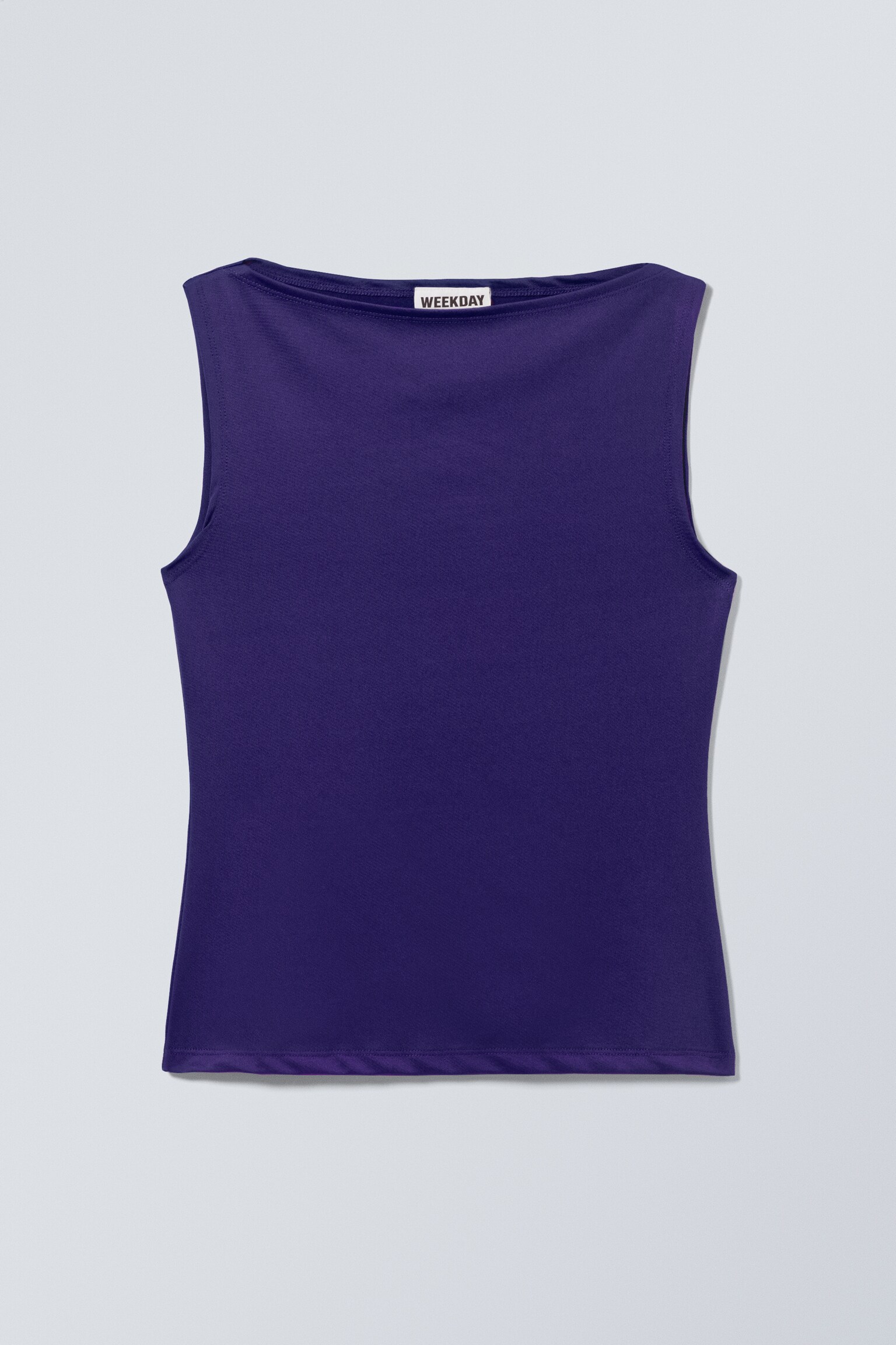 Annie Top w łódeczkę - Fioletowy/Ciemnobrązowy/Biały/Czarny/Midnight Blue/Jasnoturkusowy/Dark Plum