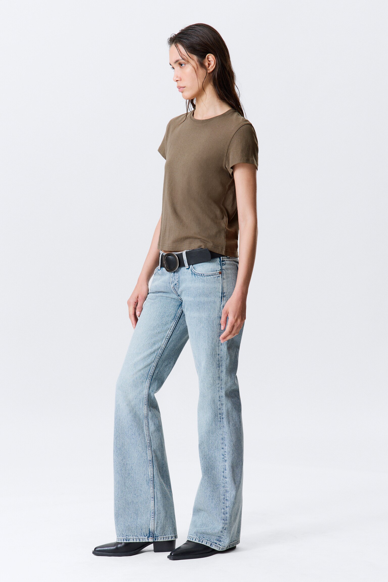 Jean bootcut ajusté taille basse Nova - Lip Blue - Bleu clair/Black Rinse - Noir/Board Blue - Bleu moyen/Brick Blue - Bleu clair/Mine Blue – Bleu moyen/Blue Stream - Bleu moyen/Lake Blue - Bleu moyen/Deep Sea Blue - Bleu foncé/Topaz - Marron foncé - 4