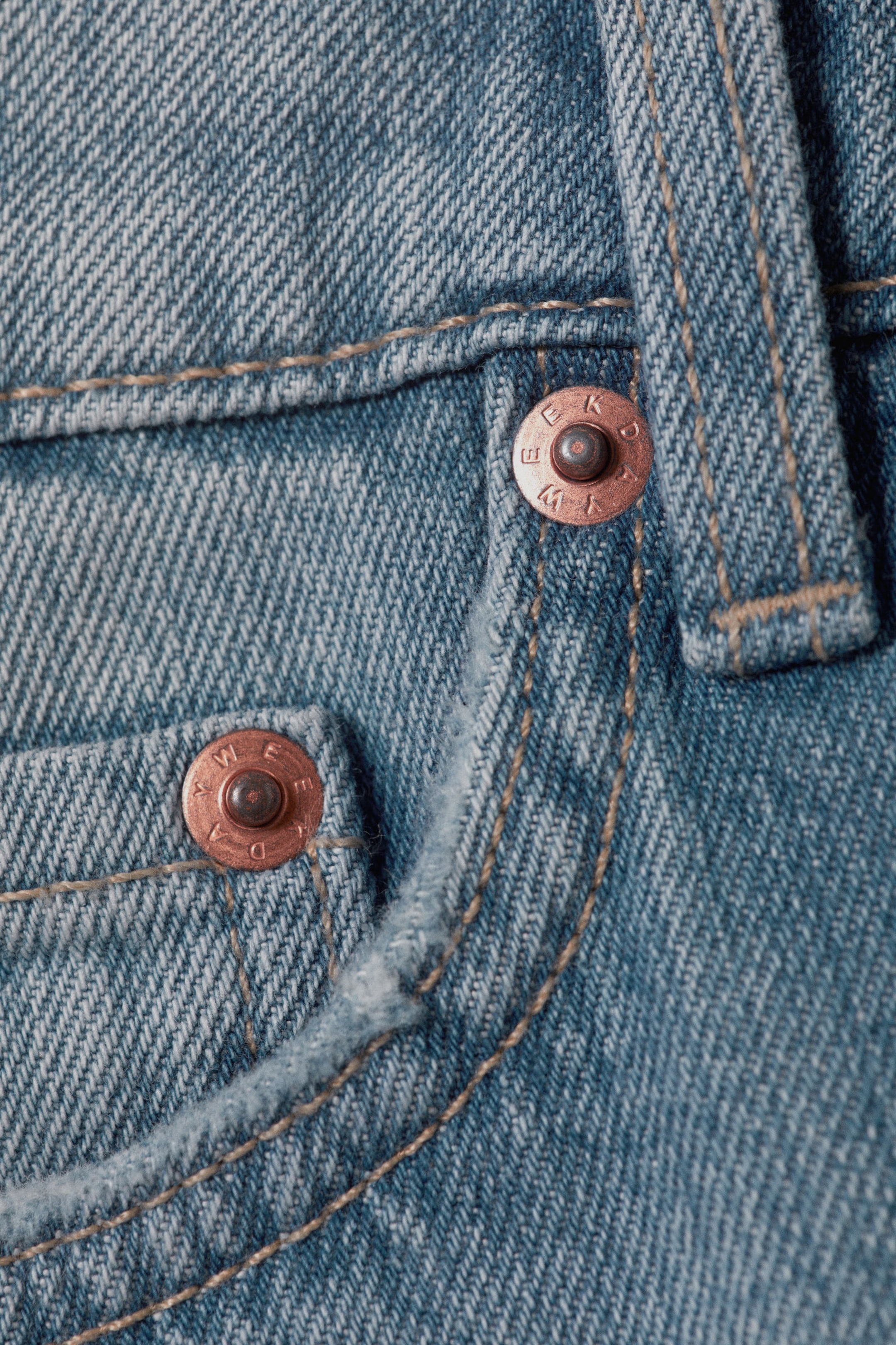 Blue Fade - Mittelblau - Monterey Low Rise Denim Shorts - 6