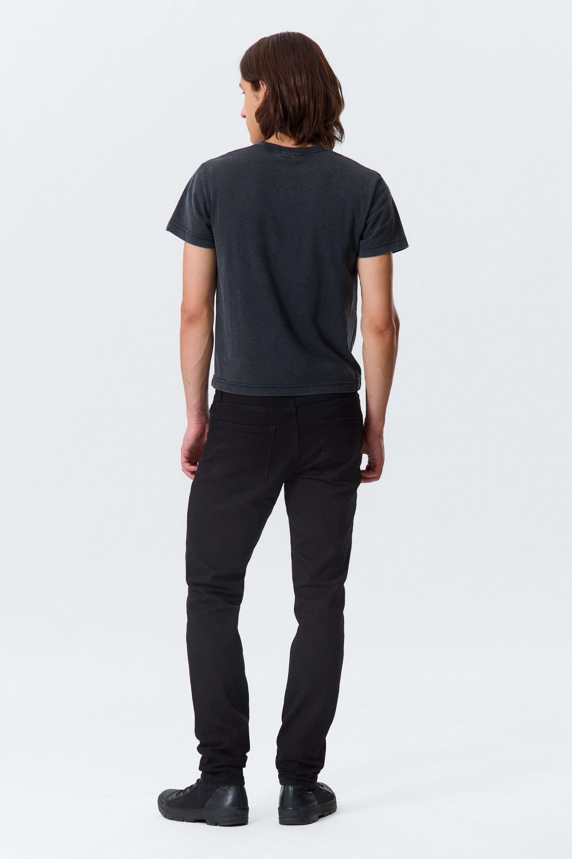 Almost Black - Black - Sunday Slim Tapered Leg Jeans - 7