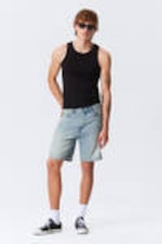 Lip Blue - Light Blue - Galaxy Denim Shorts - 0