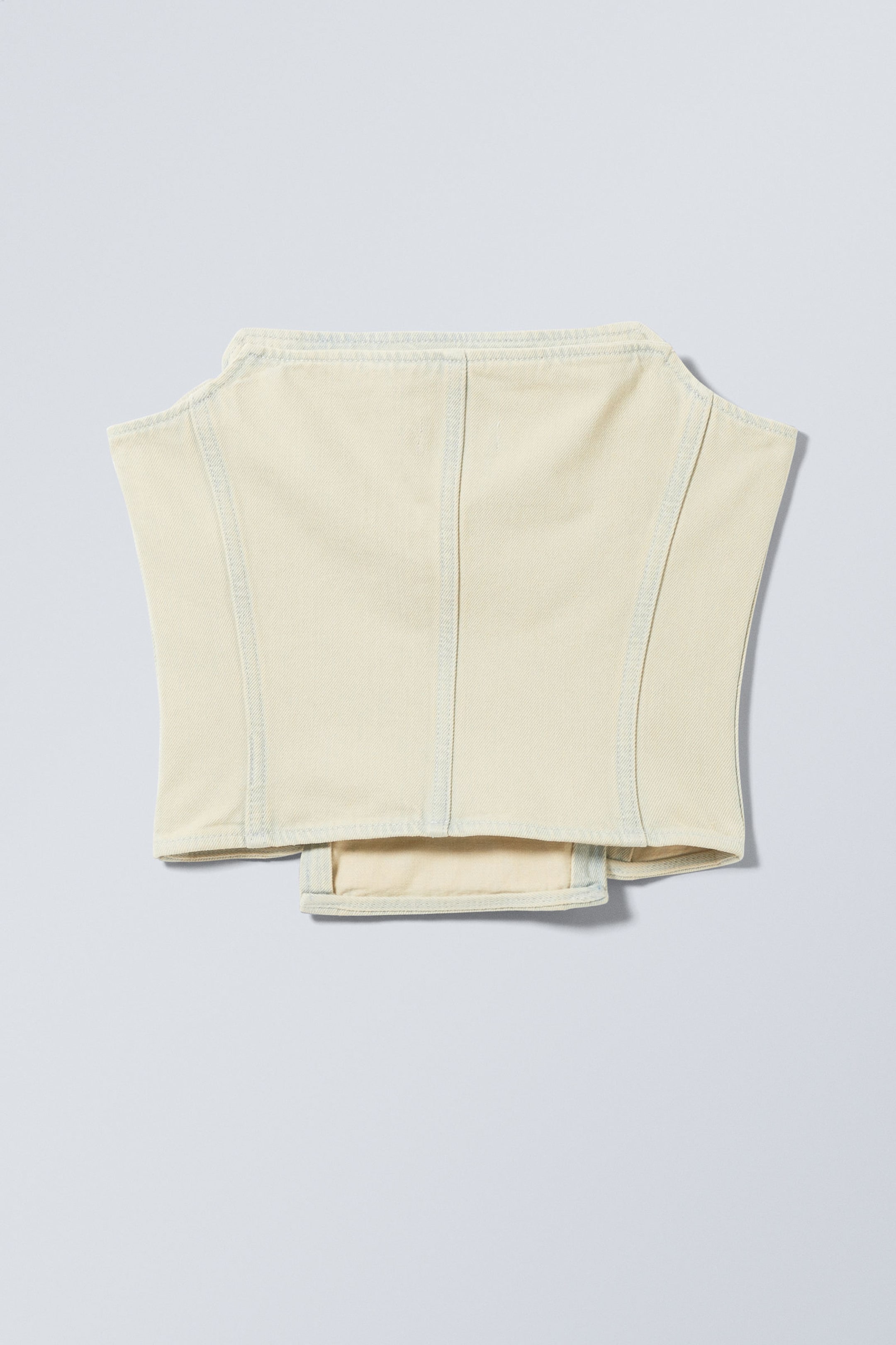 Sunbleached - Rose Denim Corset Top - 2